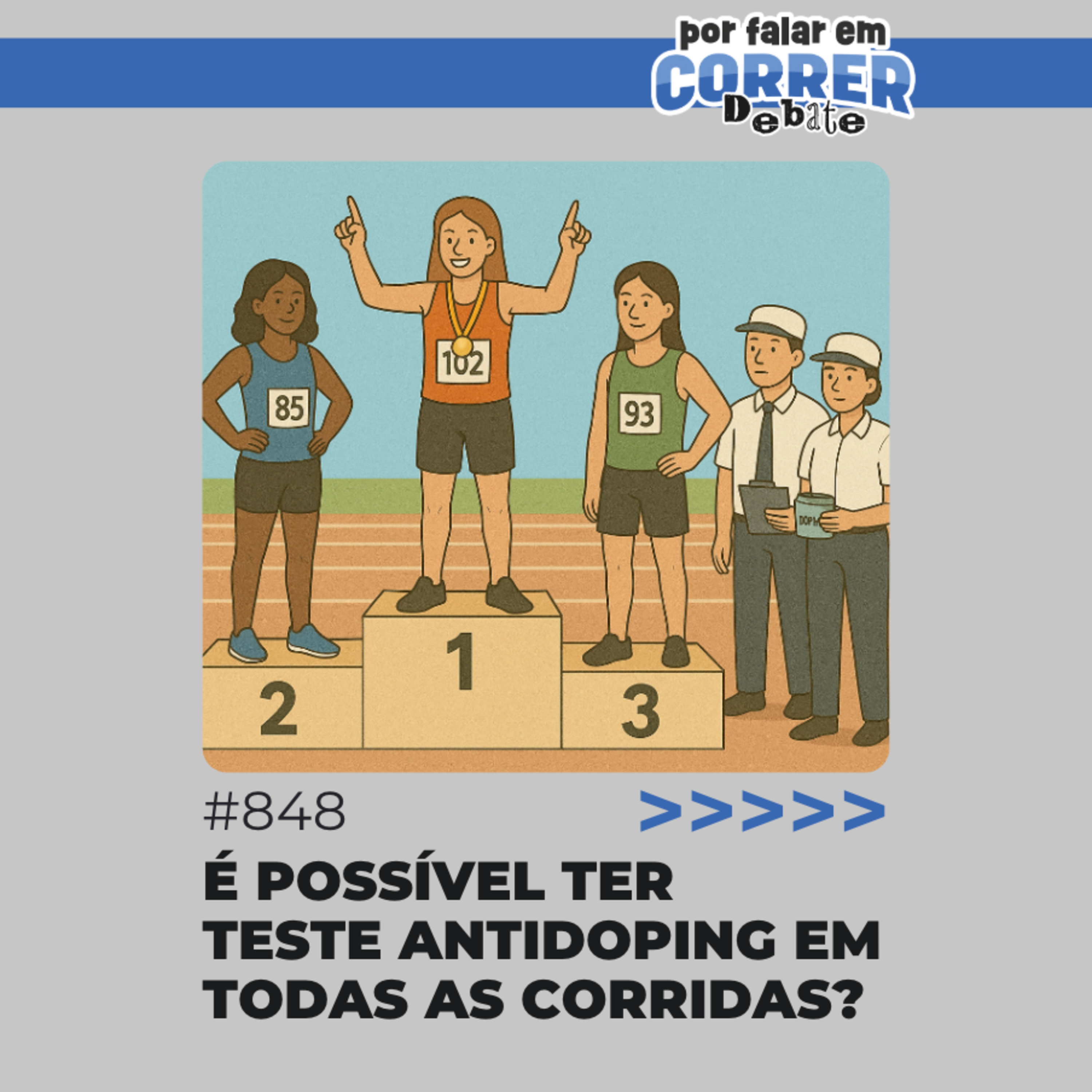 PFC Debate 848 - É possível ter teste antidoping em todas as corridas? episode artwork