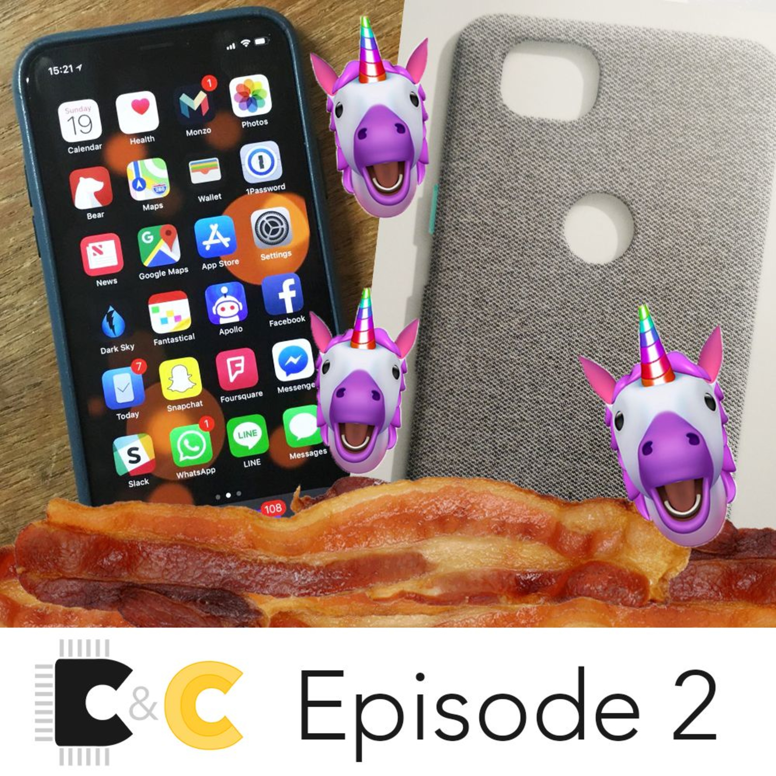 iMpressions X and Missing Bacon Pixels episode artwork