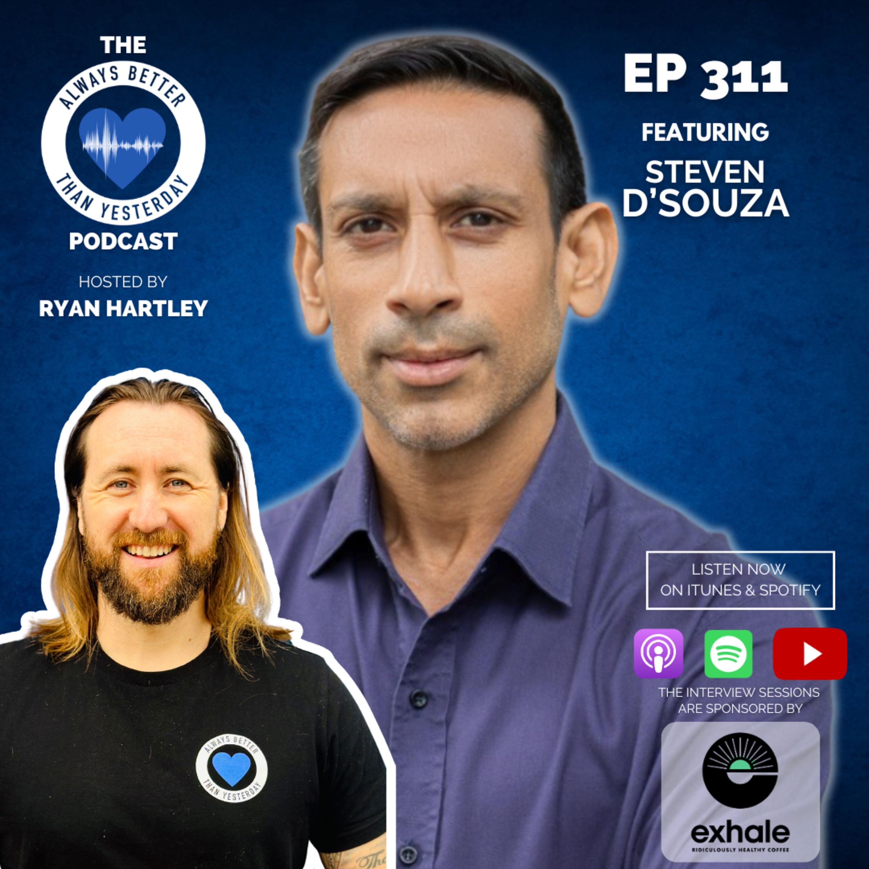 Always Better than Yesterday with Ryan Hartley | A Podcast for Heart Centred Leaders