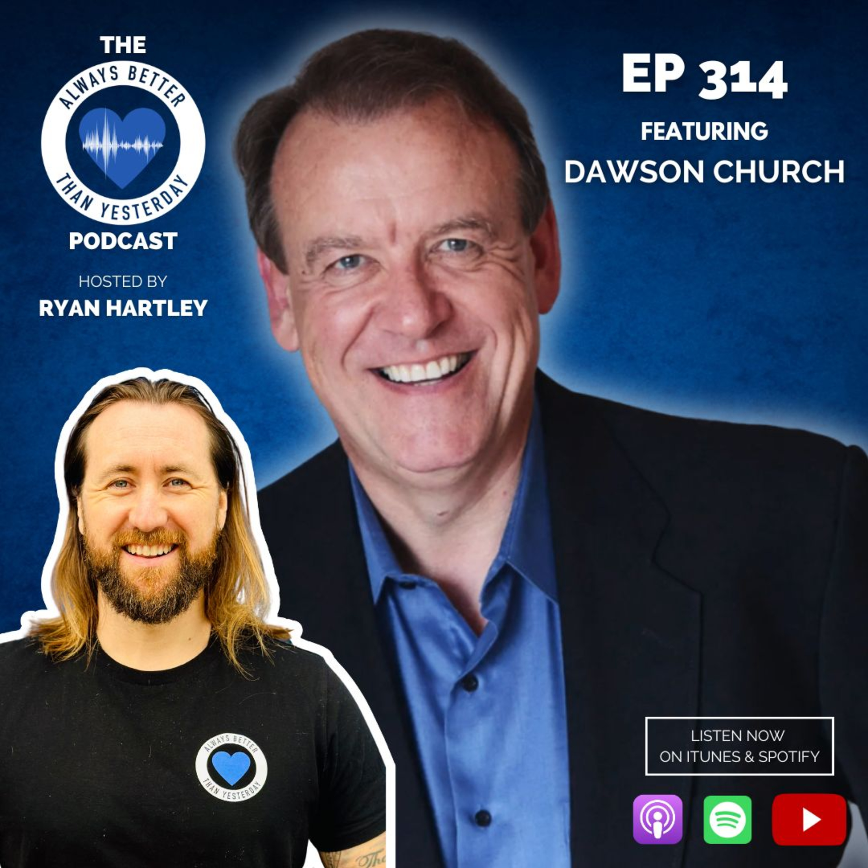 Ep 314 Interview Sessions with Dawson Church PhD | Activate the 4 Circuits of Your Awakened Brain – Spiritual Intelligence episode artwork