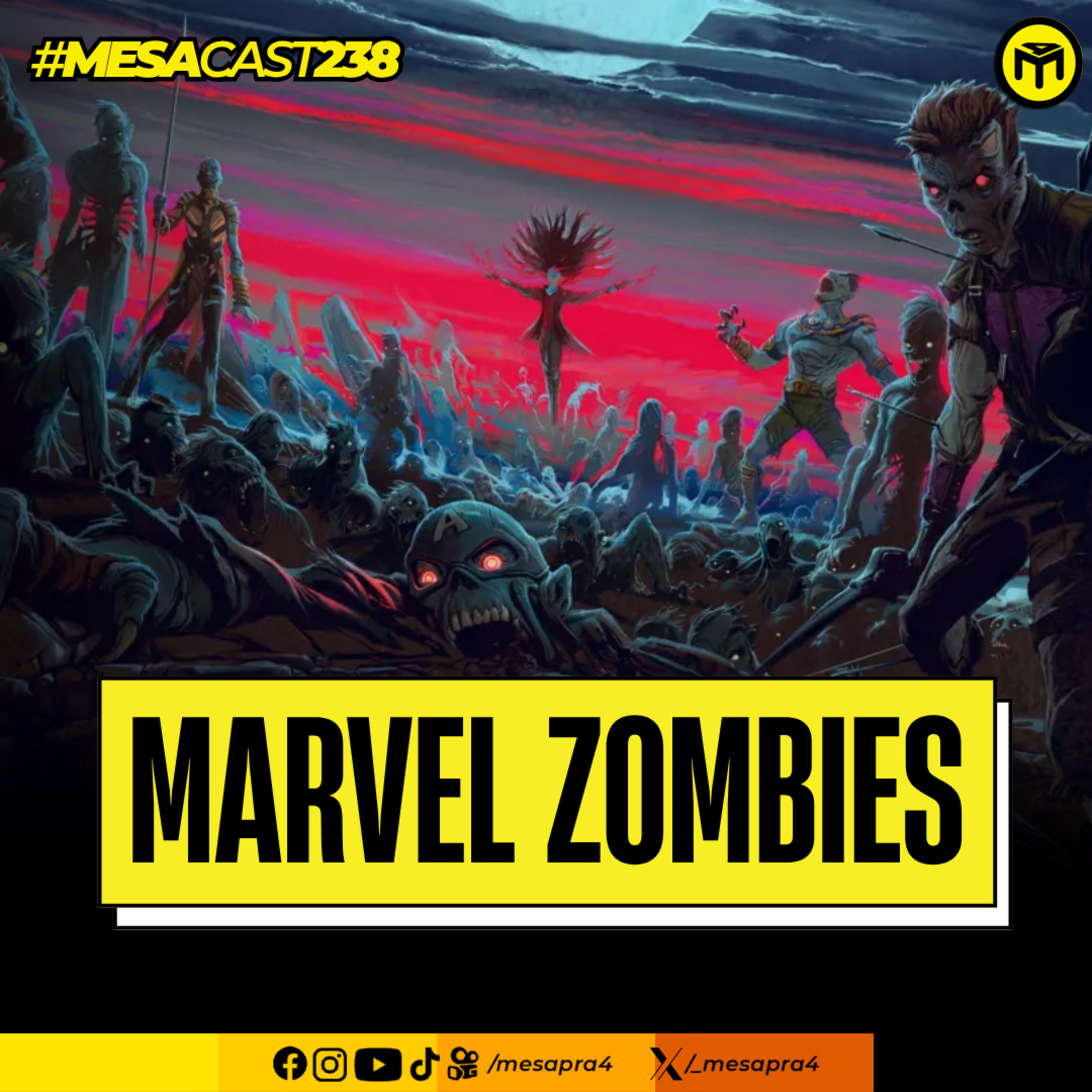 MesaCast #238 - Marvel Zombies episode artwork