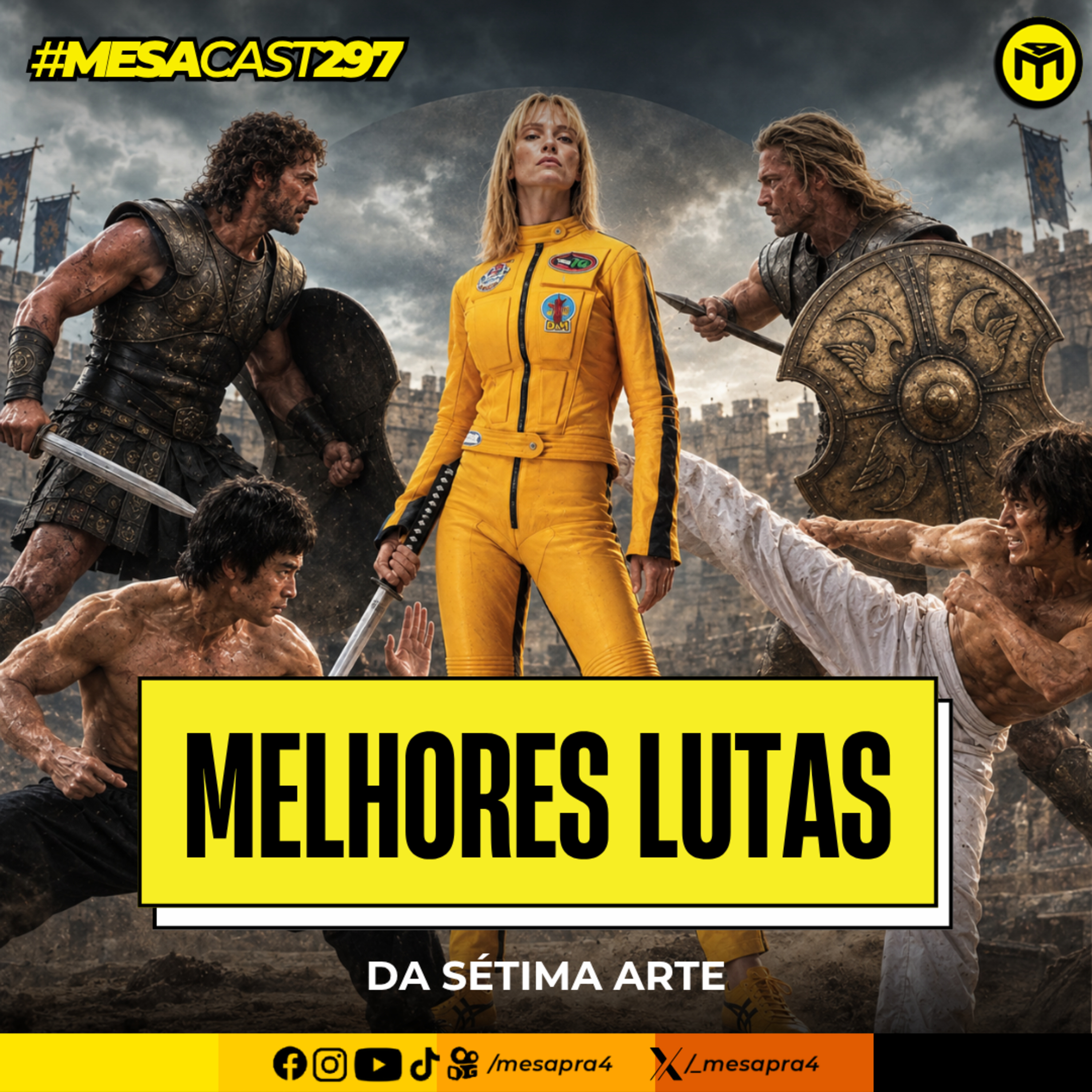 MesaCast #297 - Melhores Lutas da Sétima Arte episode artwork