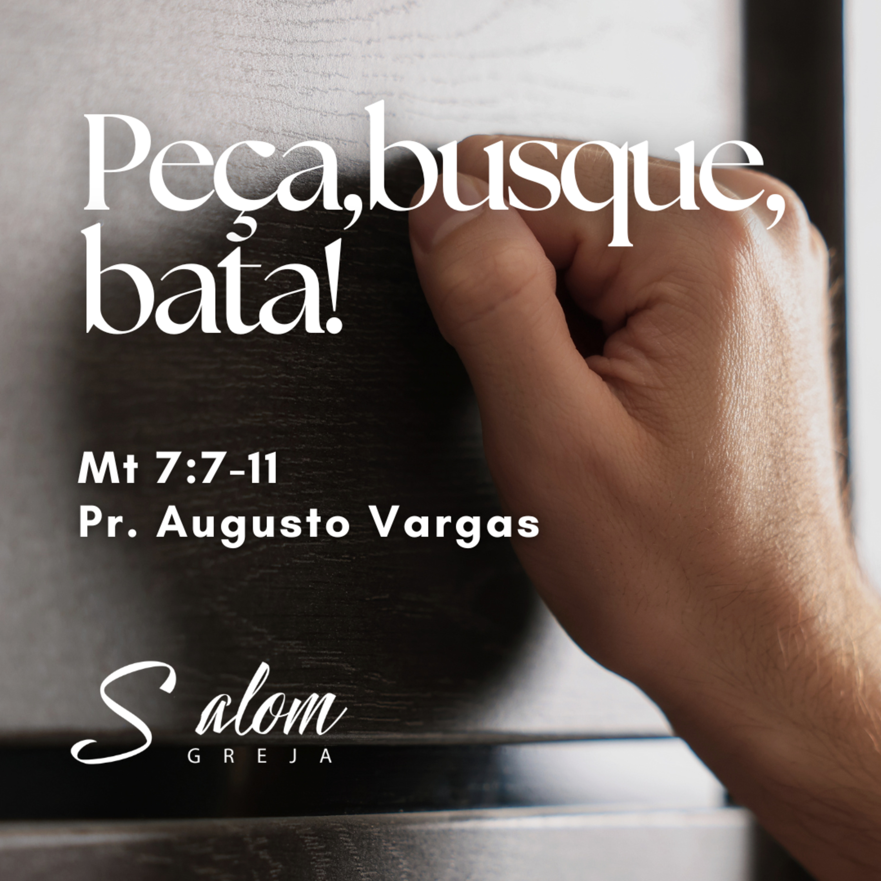 Peça, busque, bata! - Pr. Augusto Vargas - 26-04-2026 episode artwork