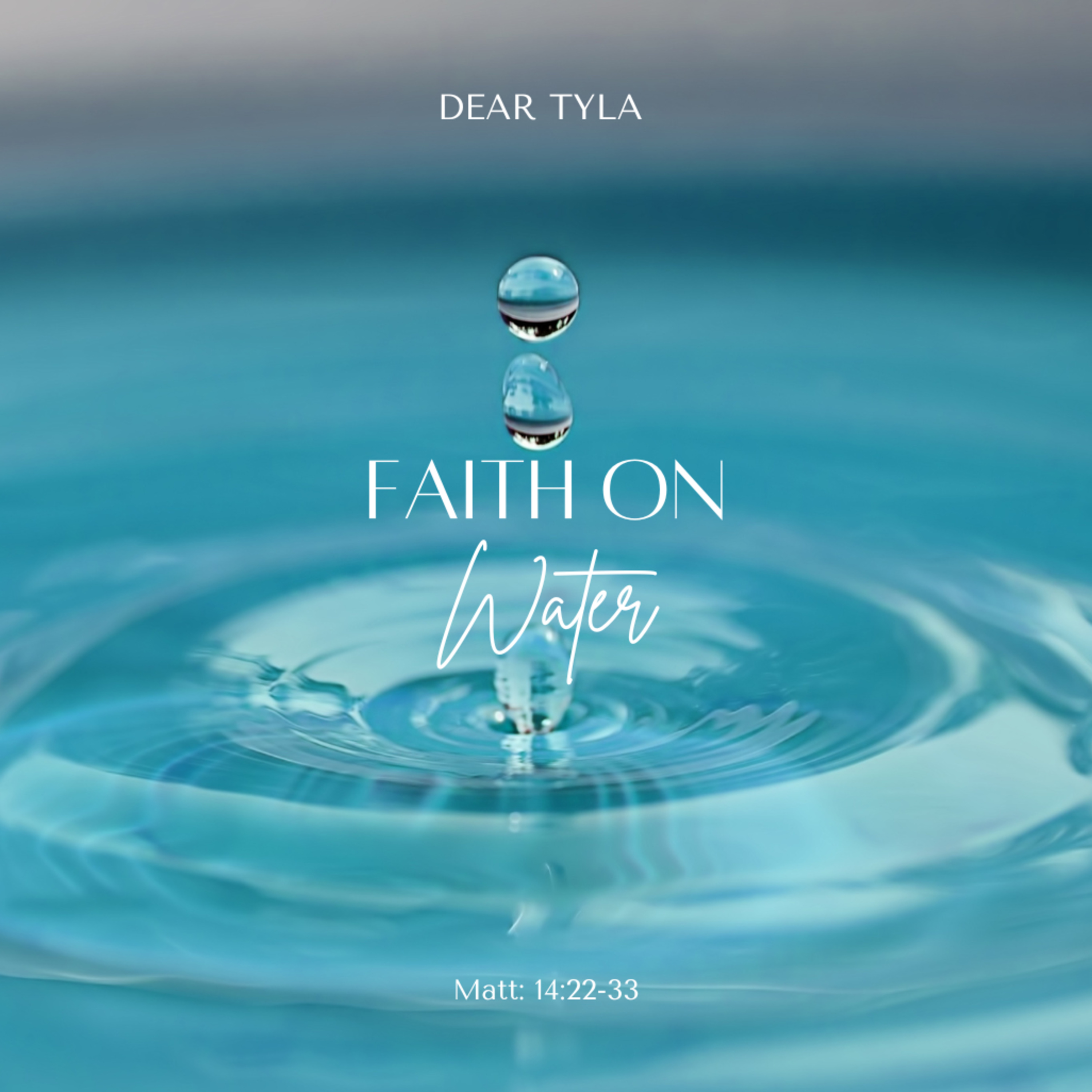 Faith On Water (Matt 14:22-33) episode artwork