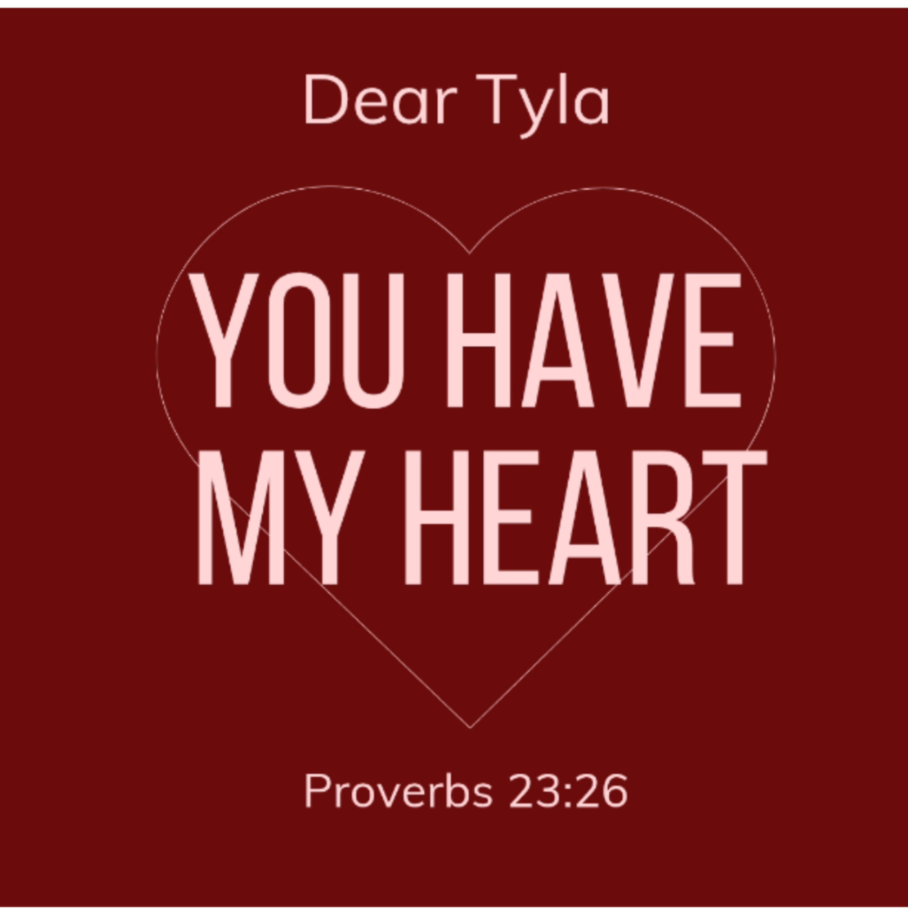 You Have My Heart (Prov 23:26) episode artwork