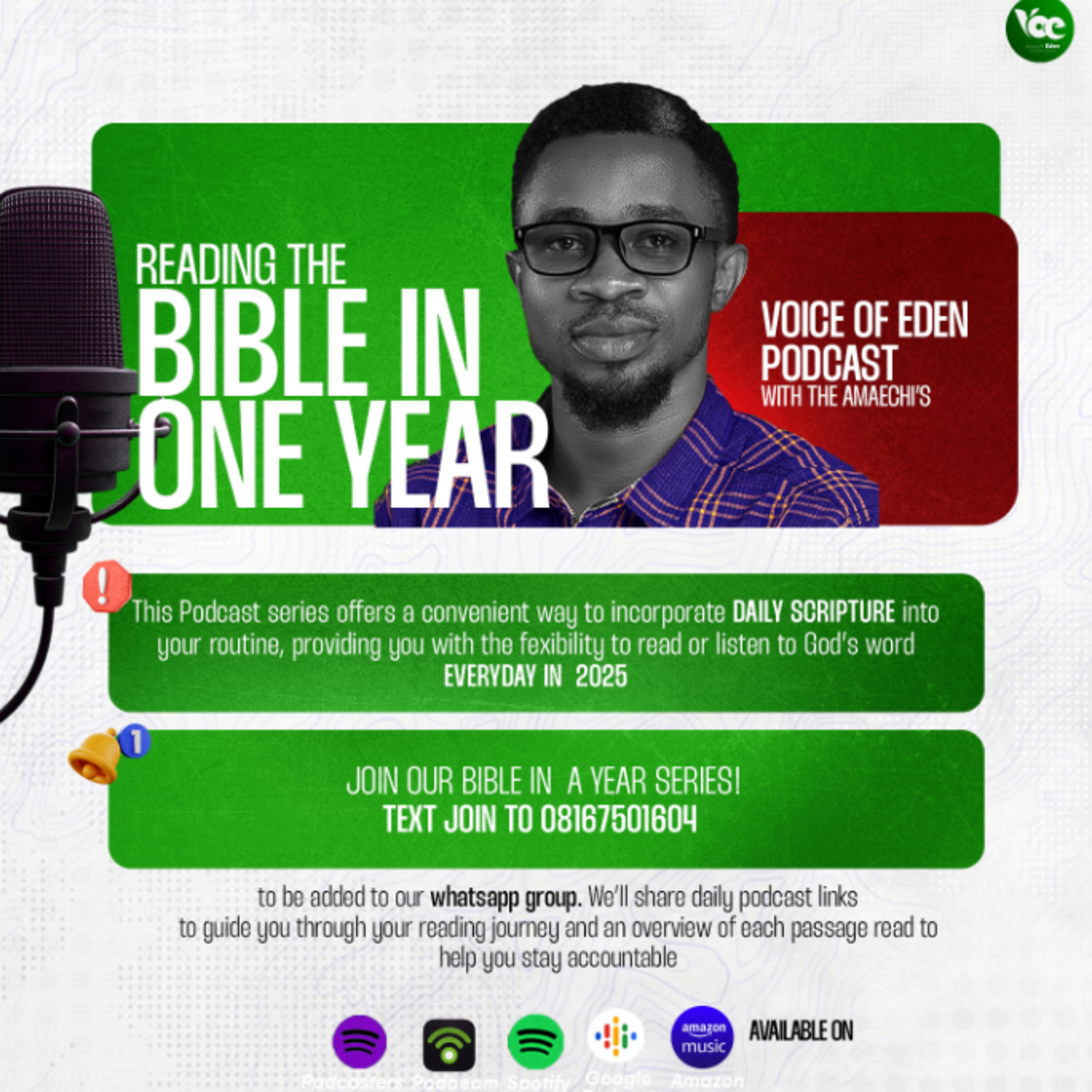 BIBLE IN A YEAR (DAY 1) episode artwork