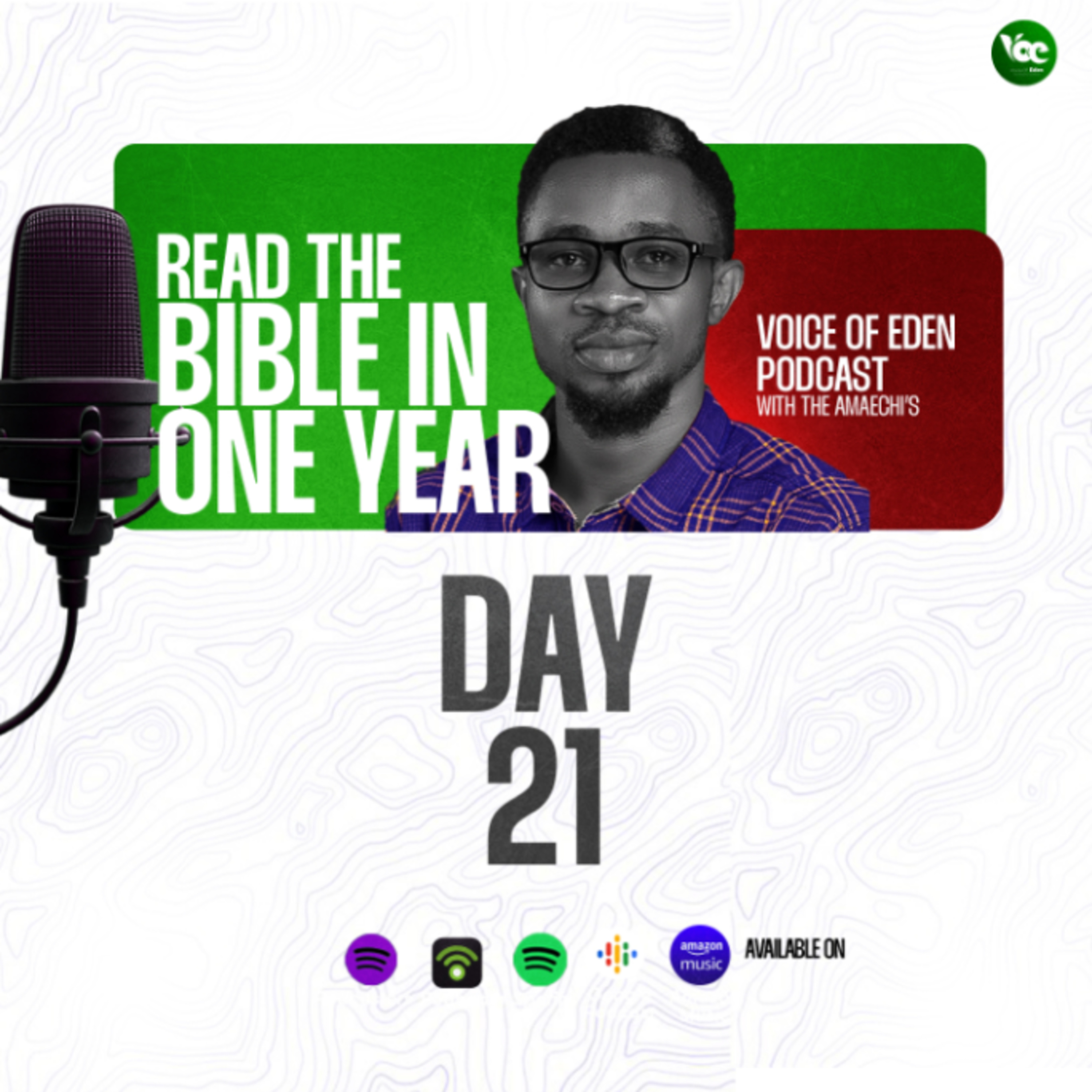 BIBLE IN ONE YEAR (DAY21) episode artwork