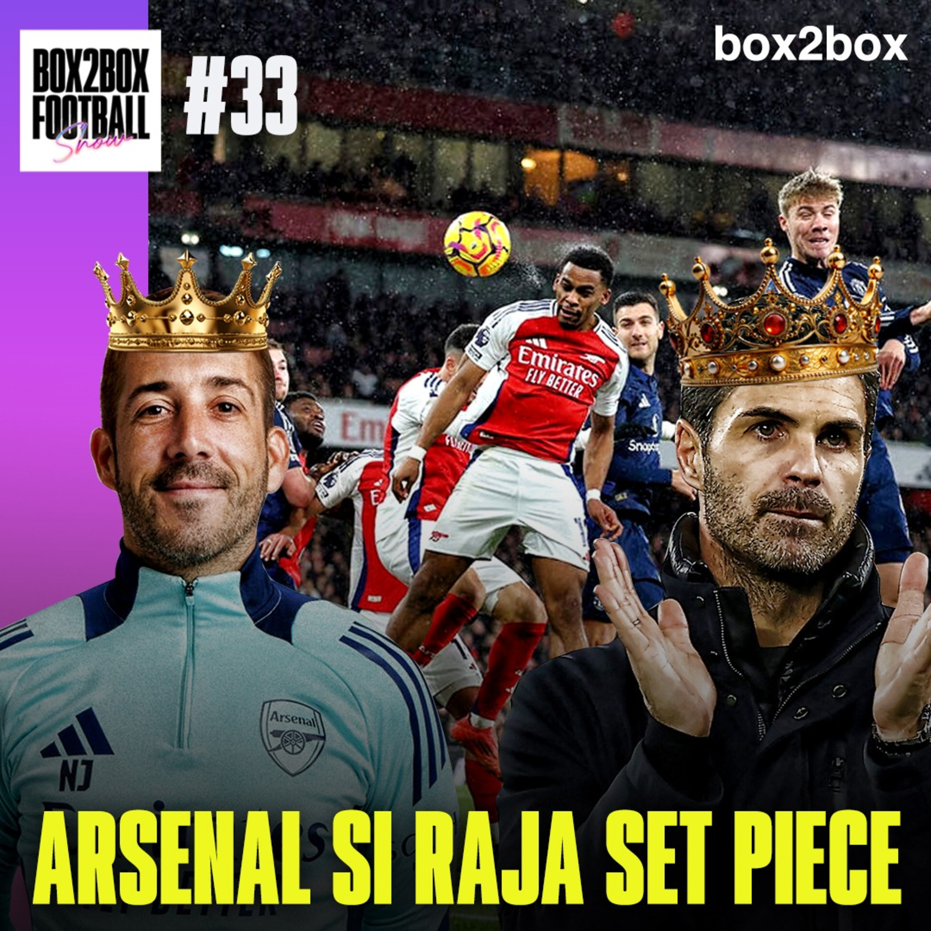 BOLA MATI ARSENAL BIKIN MANCHESTER UNITED MATI KUTU | Box2Box Football Show #33 episode artwork
