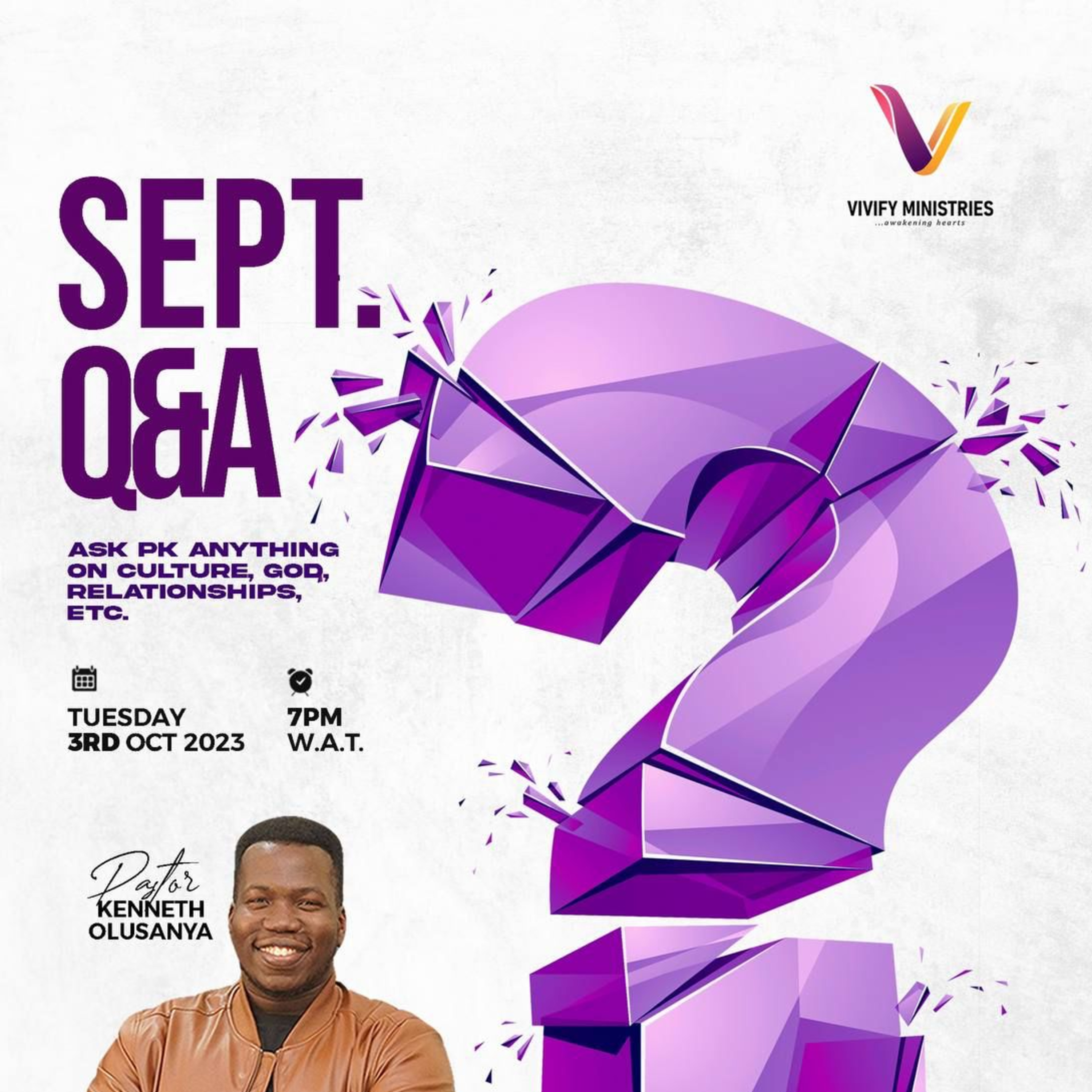 September Q&A Session with Pastor Ken episode artwork