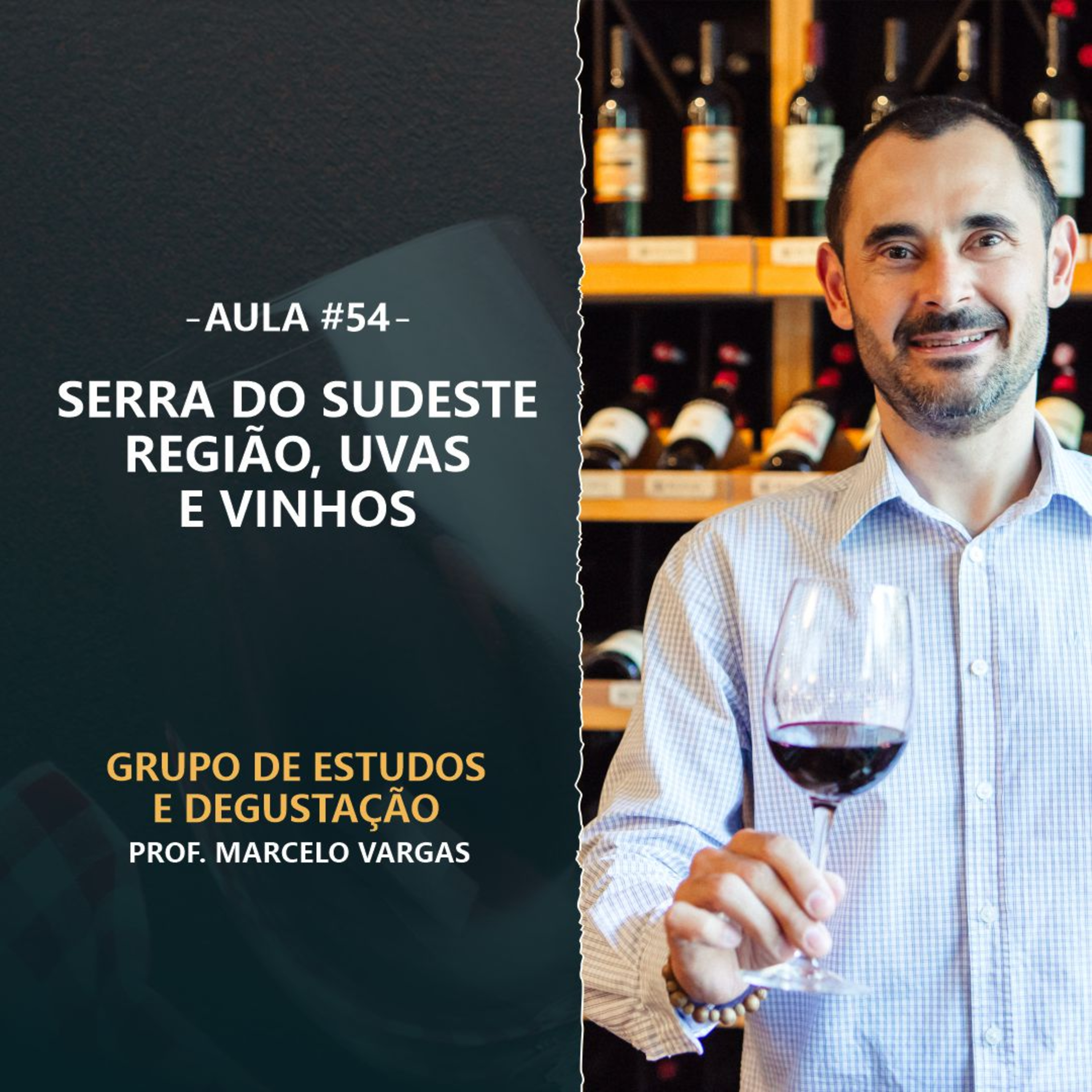 PODCAST aula 54 - Serra do Sudeste: região, uvas e vinhos - Prof. Marcelo Vargas episode artwork
