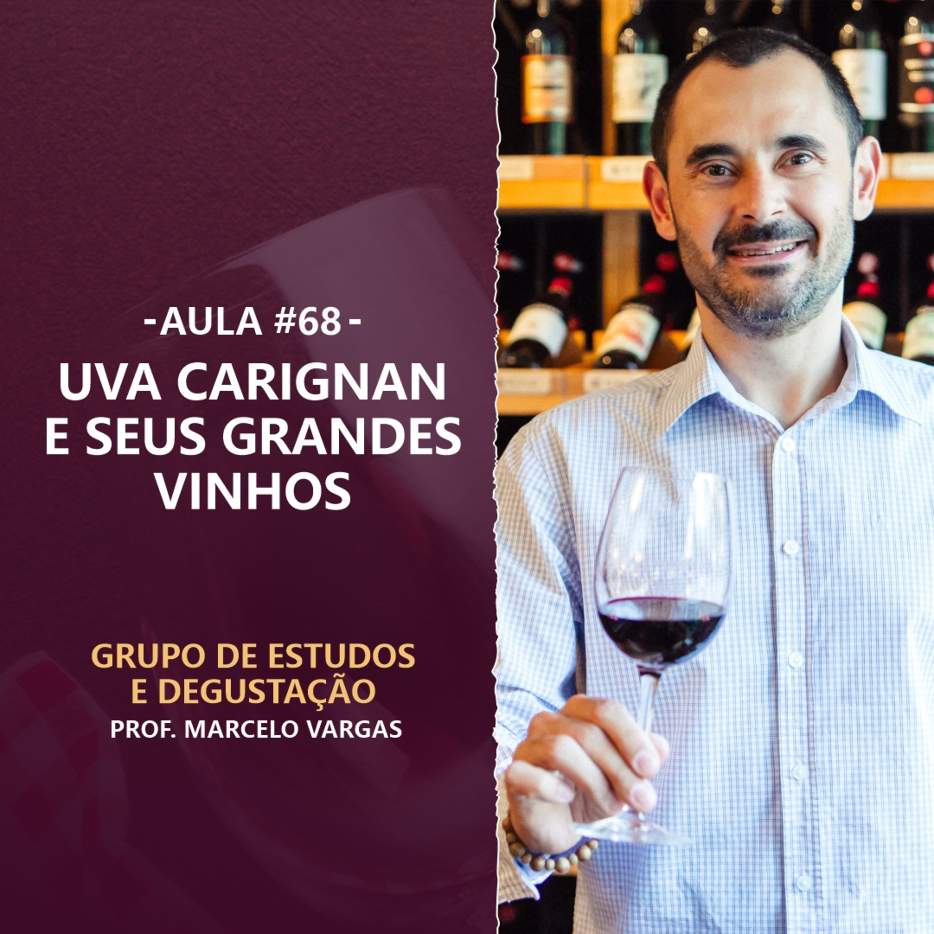 PODCAST aula 68 - Uva Carignan e seus vinhos - Prof. Marcelo Vargas episode artwork