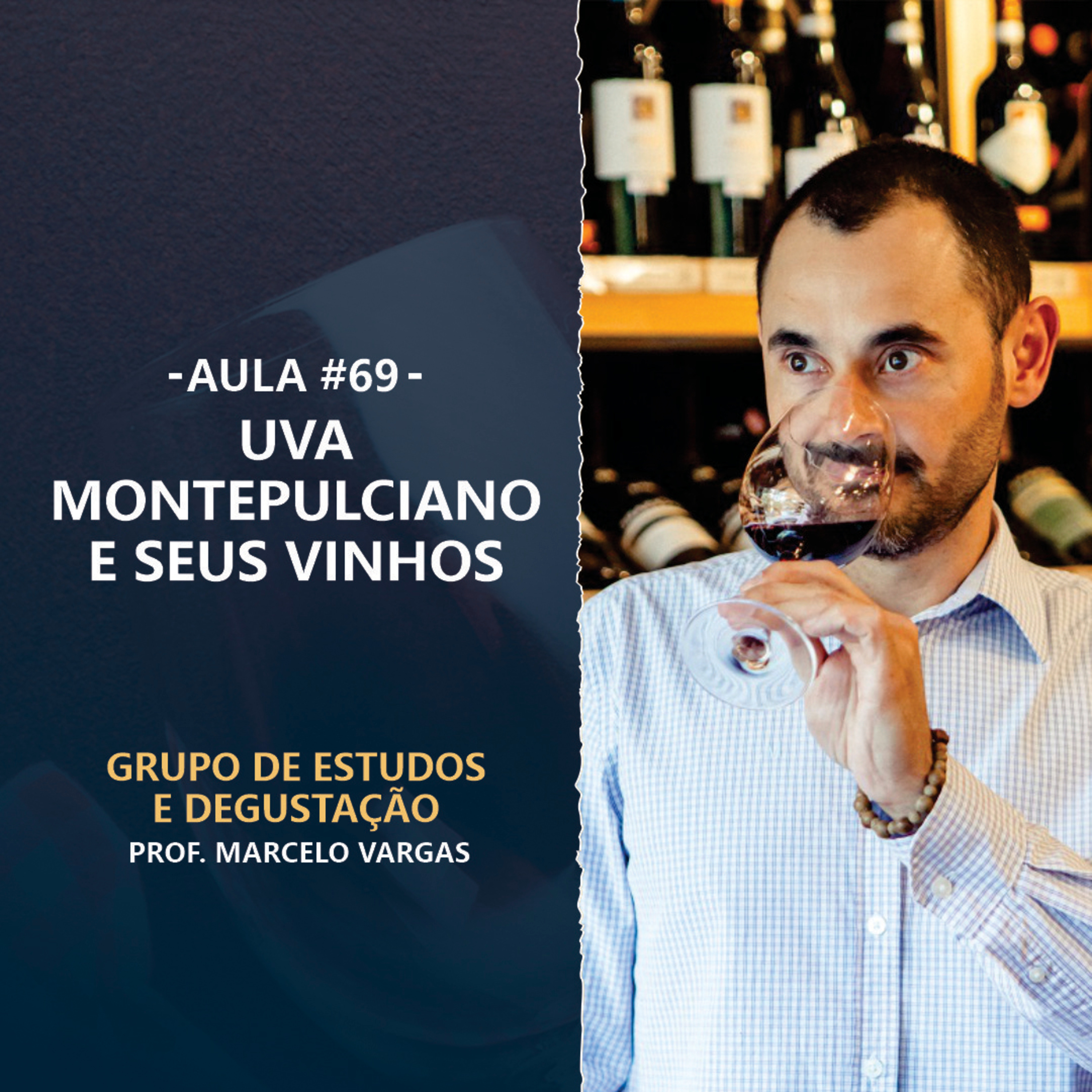 PODCAST aula 69 - Uva Montepulciano e seus vinhos - Prof. Marcelo Vargas episode artwork
