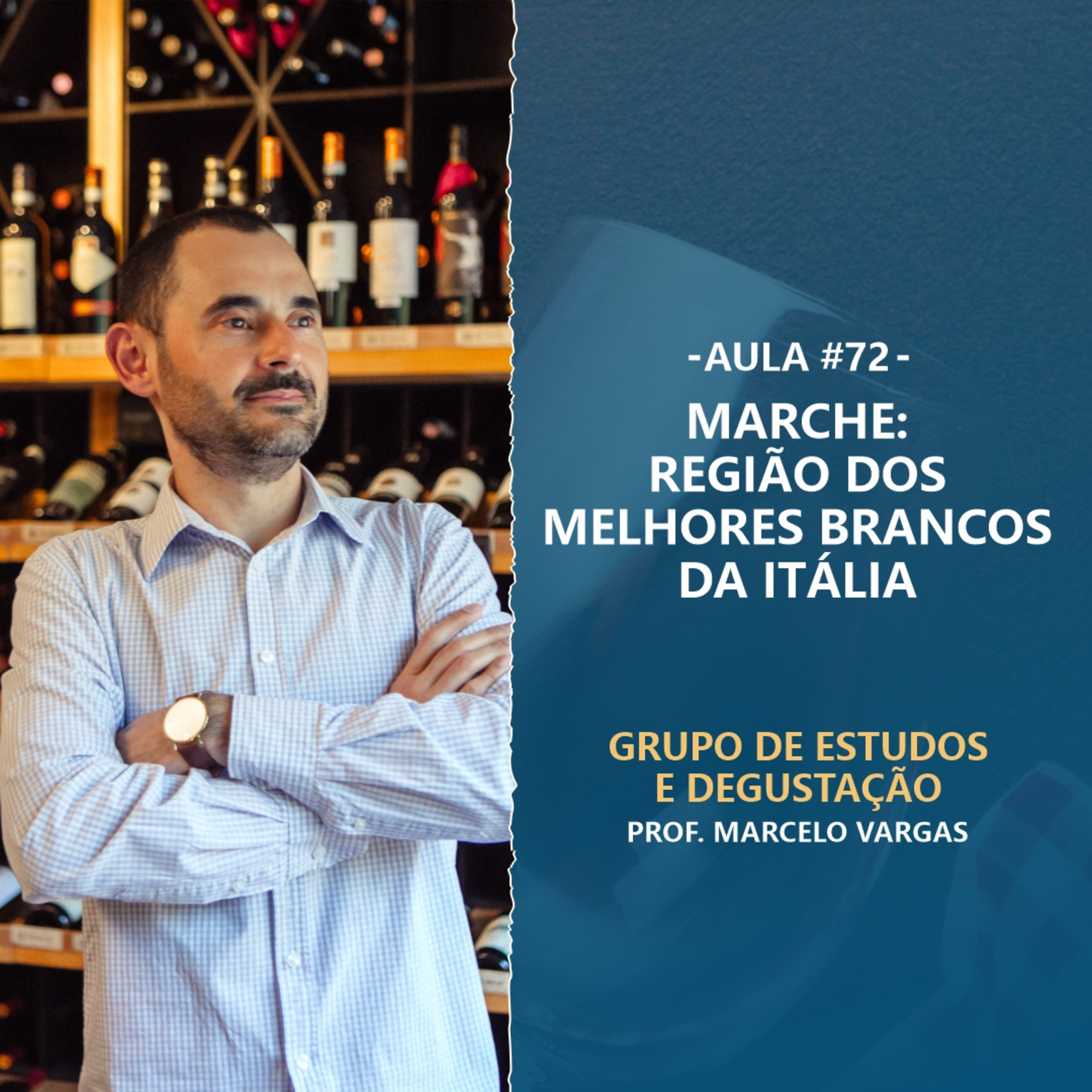 PODCAST aula 72 - Marche: regiões dos melhores brancos da Itália - Prof. Marcelo Vargas episode artwork