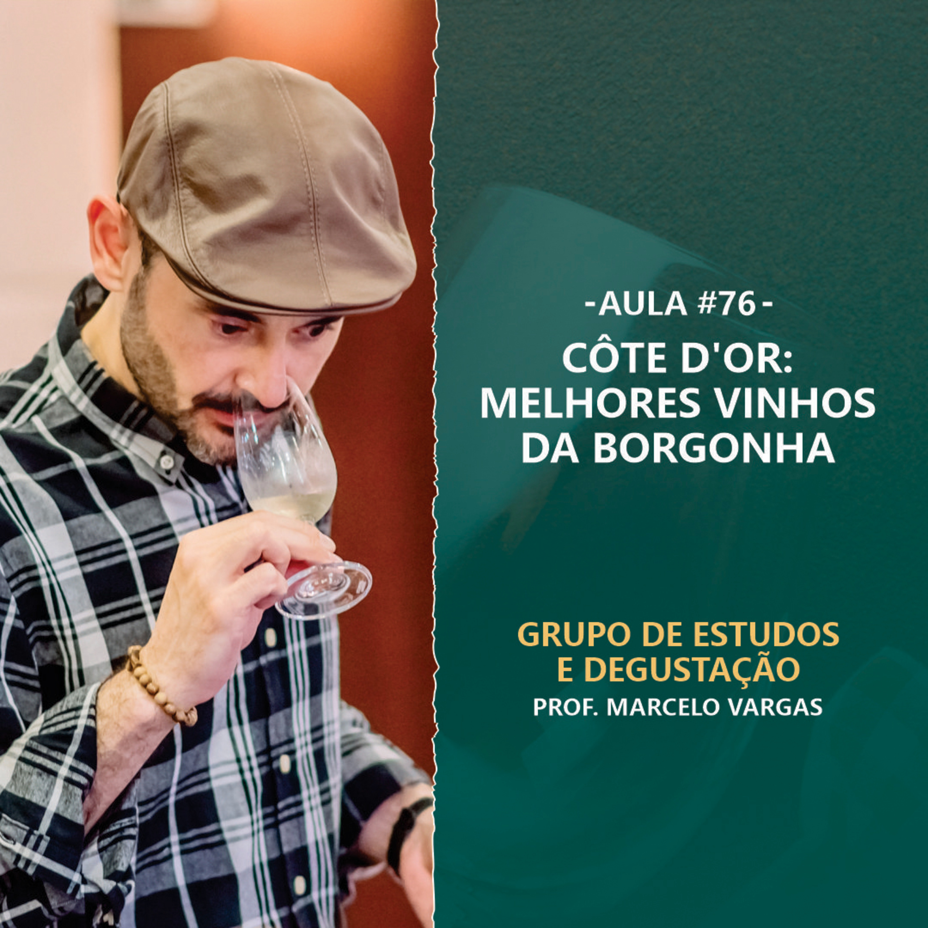 PODCAST aula 76 - Côte d'Or - melhores vinhos da Borgonha episode artwork
