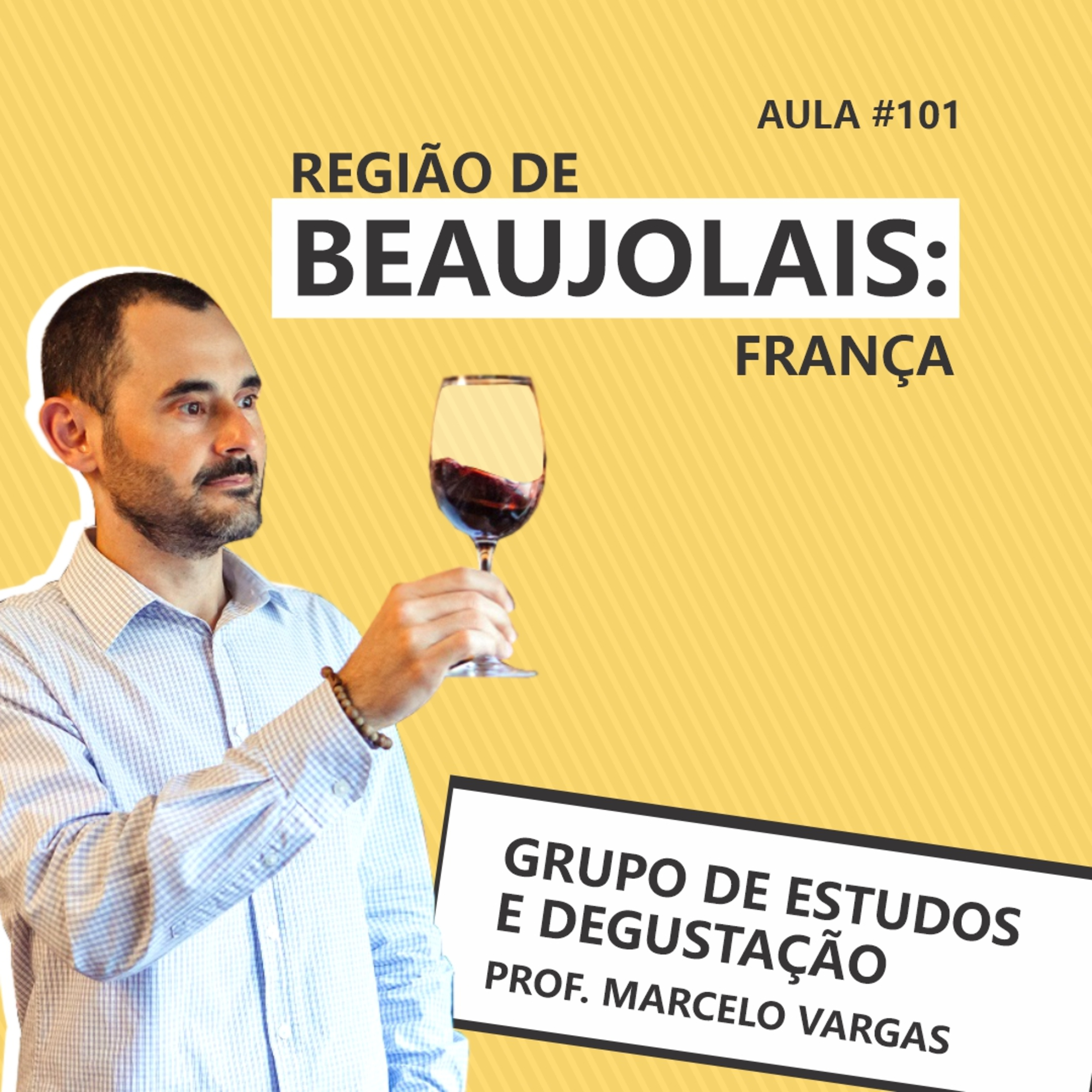 PODCAST aula 101 - Região de Beaujolais: França - Prof. Marcelo Vargas episode artwork