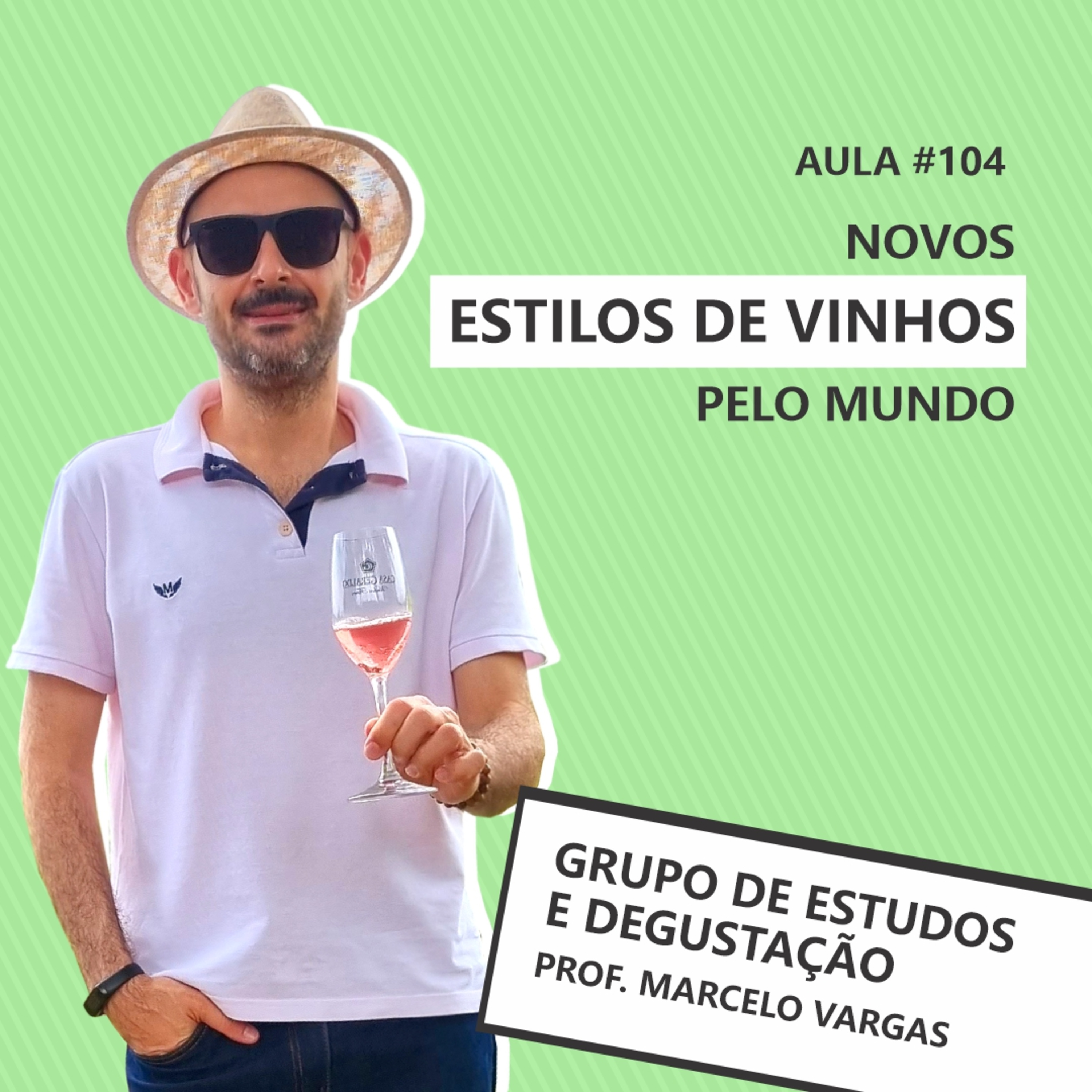 Aula 104 - Novos estilos de vinhos pelo mundo - Prof. Marcelo Vargas episode artwork