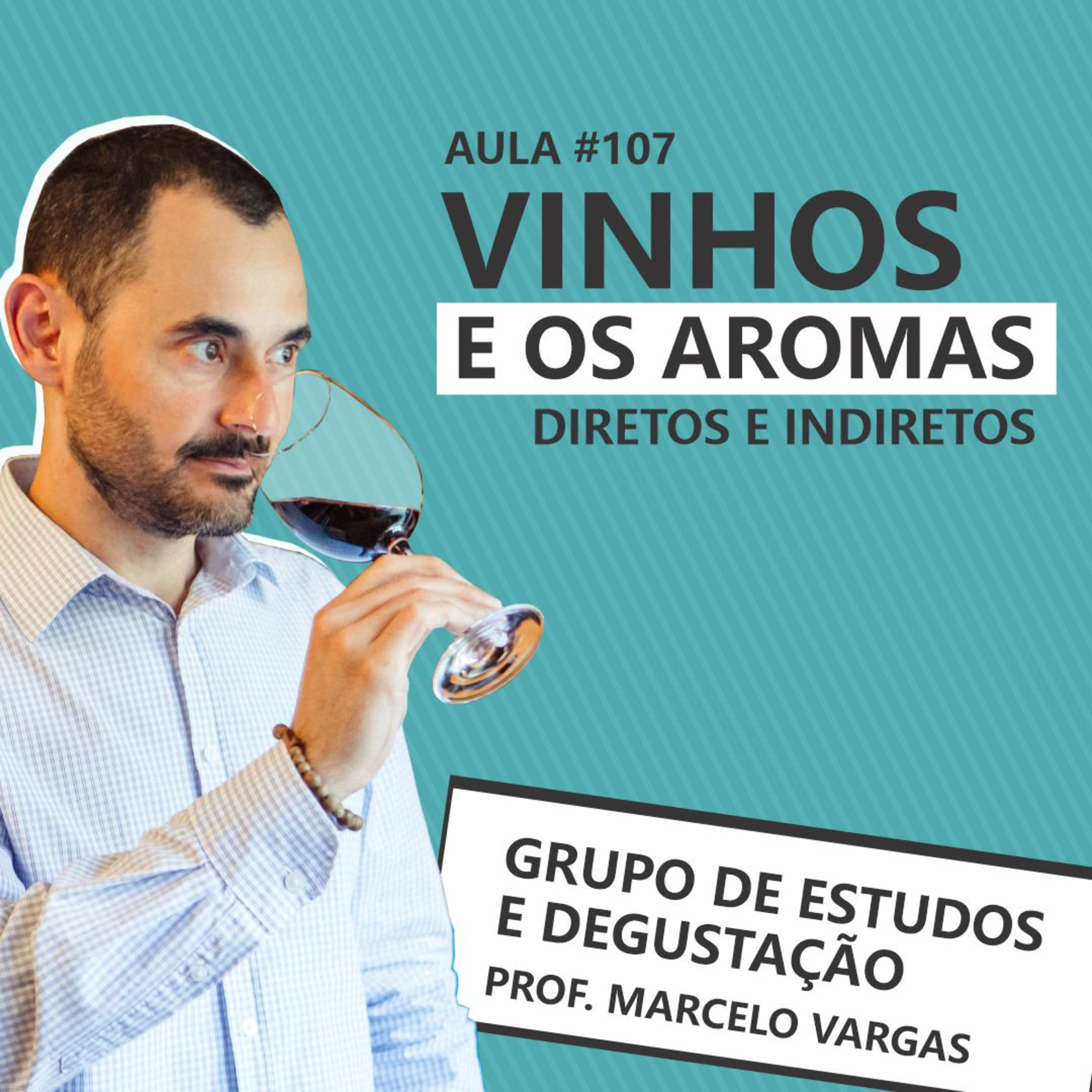Aula 107 - Vinhos e os aromas diretos e indiretos - Prof. Marcelo Vargas episode artwork