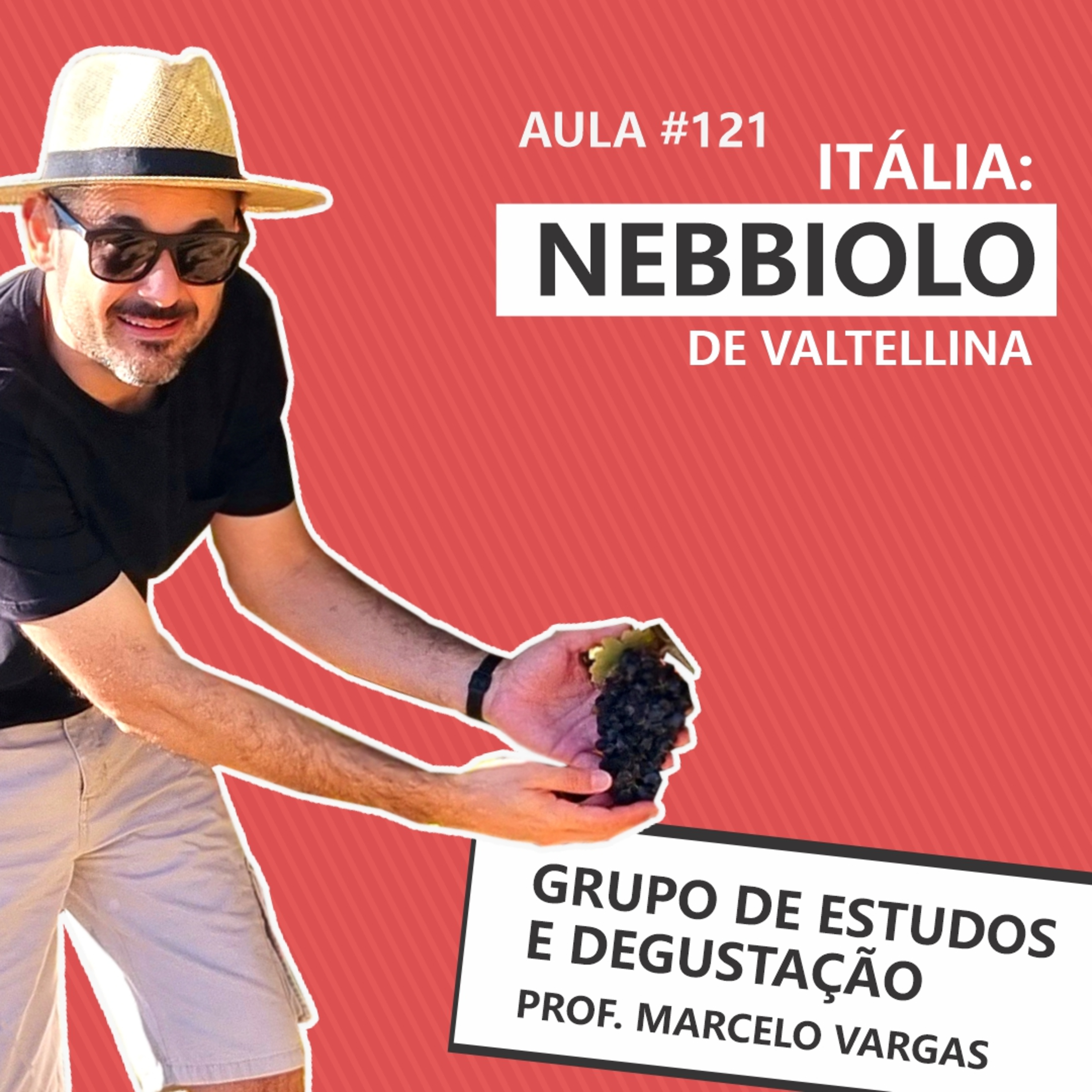 Podcast aula 121 - Itália: Nebbiolo de Valtellina - Prof. Marcelo Vargas episode artwork