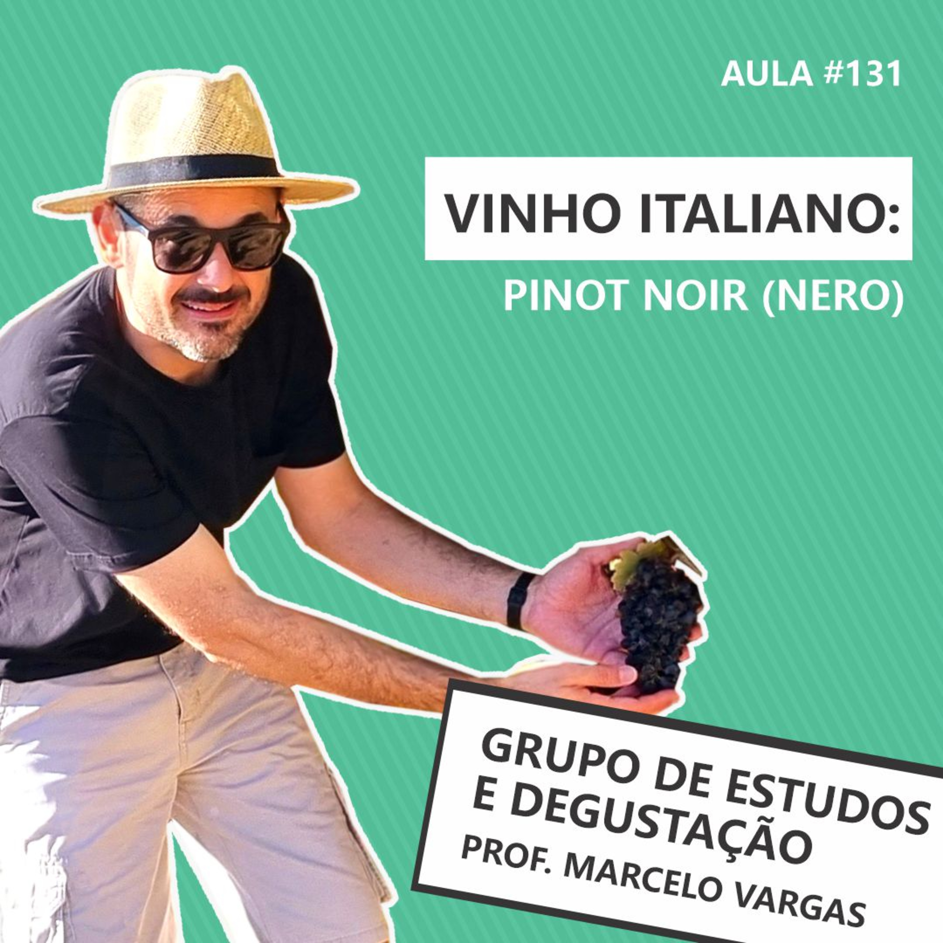 Podcast aula 131 - Vinho italiano: Pinot Noir (Nero) - Prof. Marcelo Vargas episode artwork