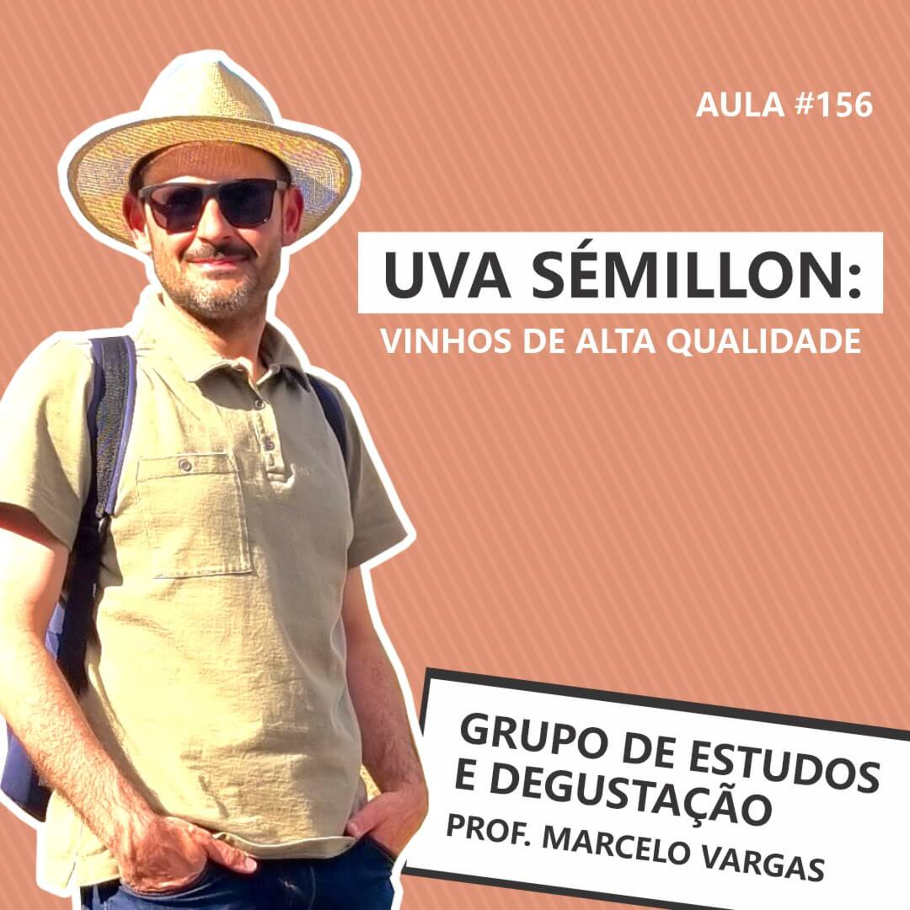 PODCAST aula 156 - Uva Sémillon: vinhos de alta qualidade - Prof. Marcelo Vargas episode artwork