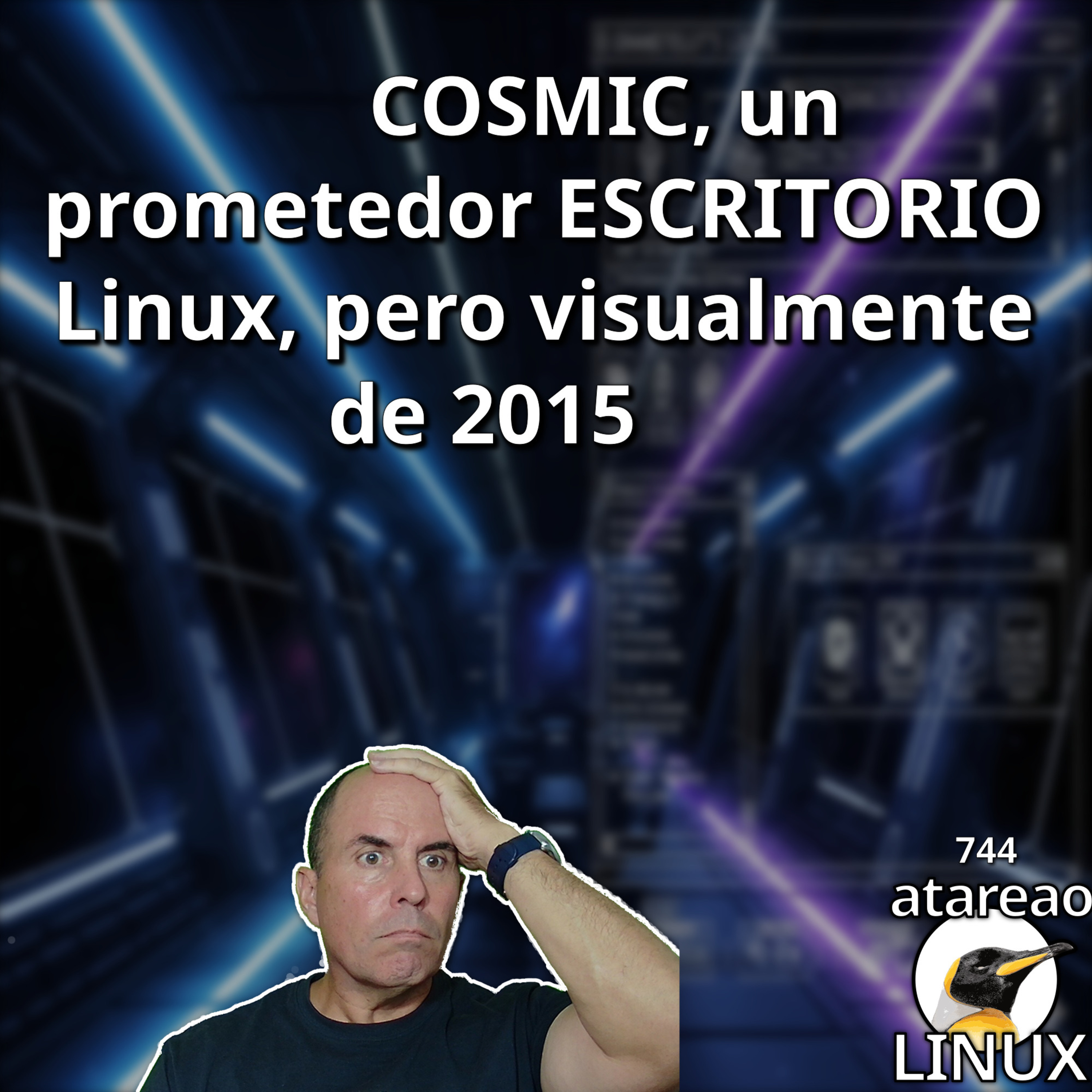 ATA 744 COSMIC un prometedor escritorio Linux, pero visualmente de 2015