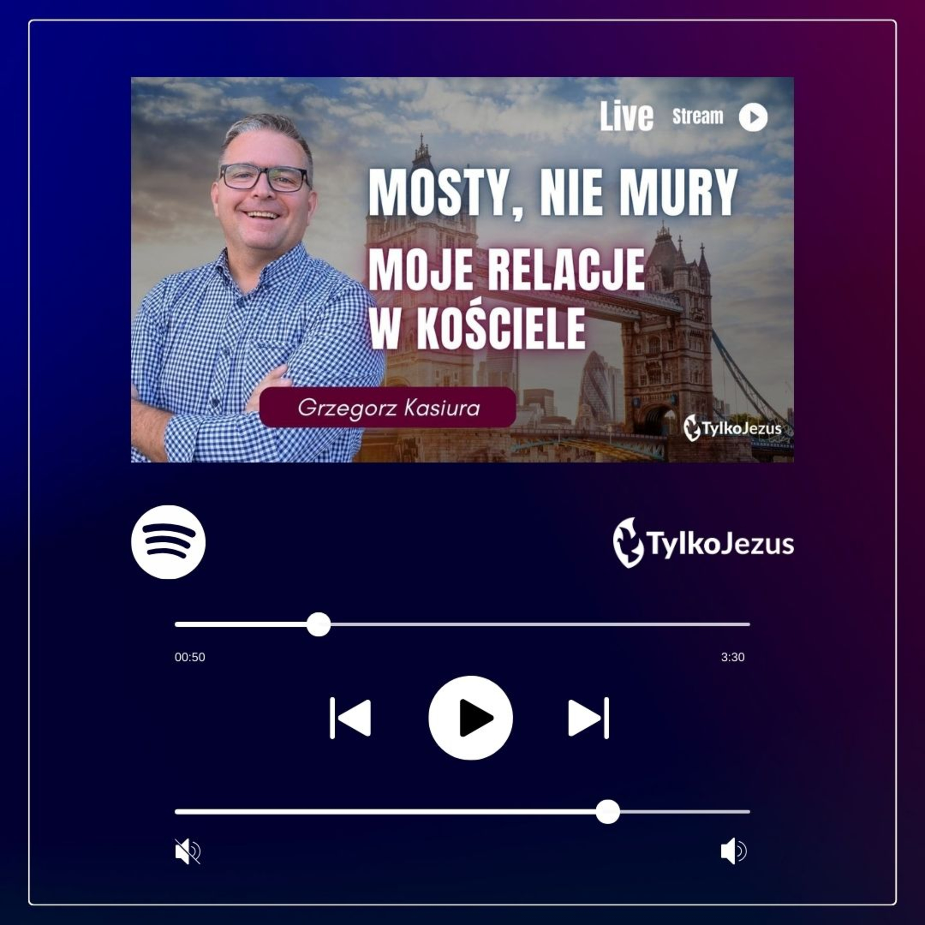 Mosty, nie mury. Moje relacje w kościele - Grzegorz Kasiura episode artwork