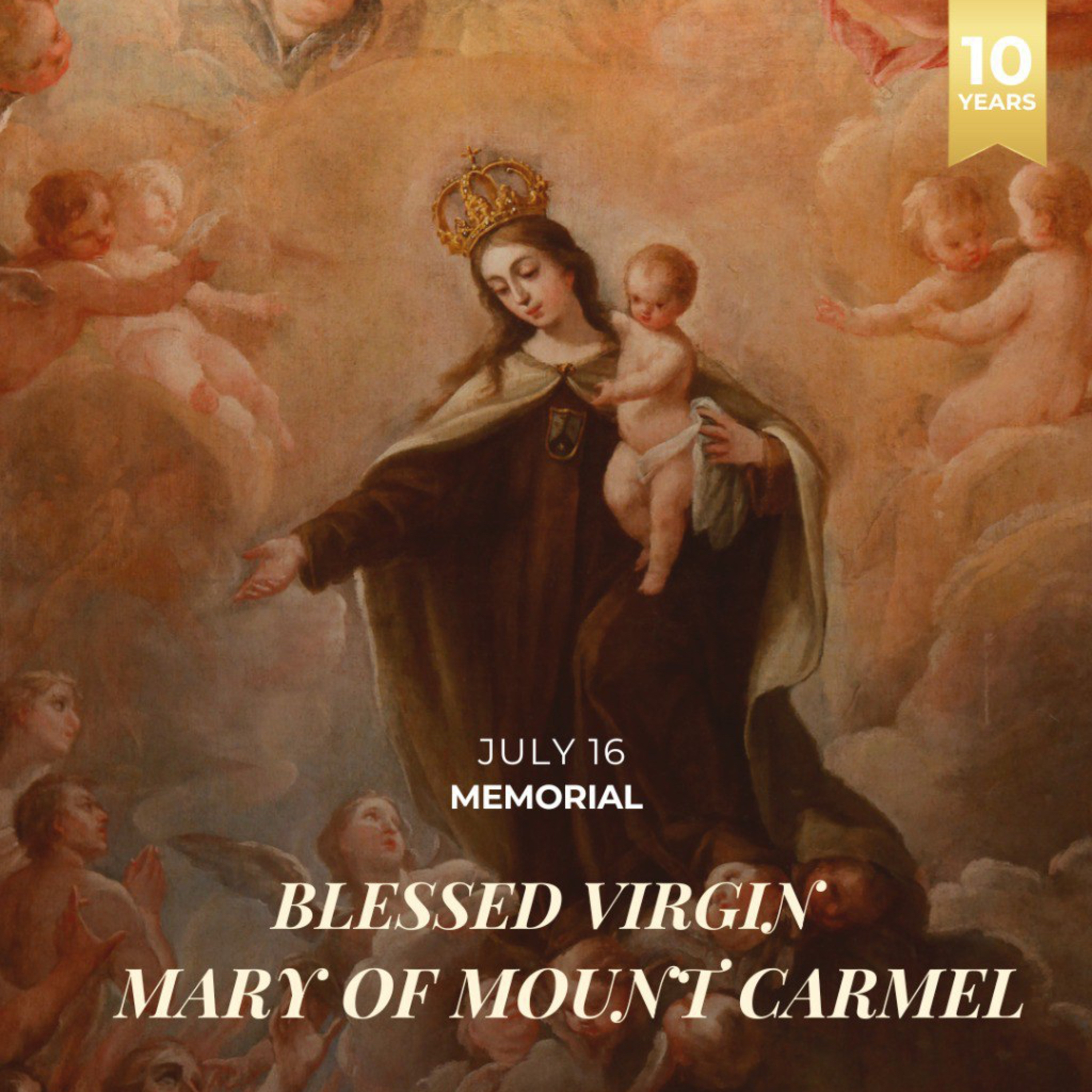 July 16th 2025 - XV Wednesday in Ordinary Time & Our Lady of Mount Carmel episode artwork