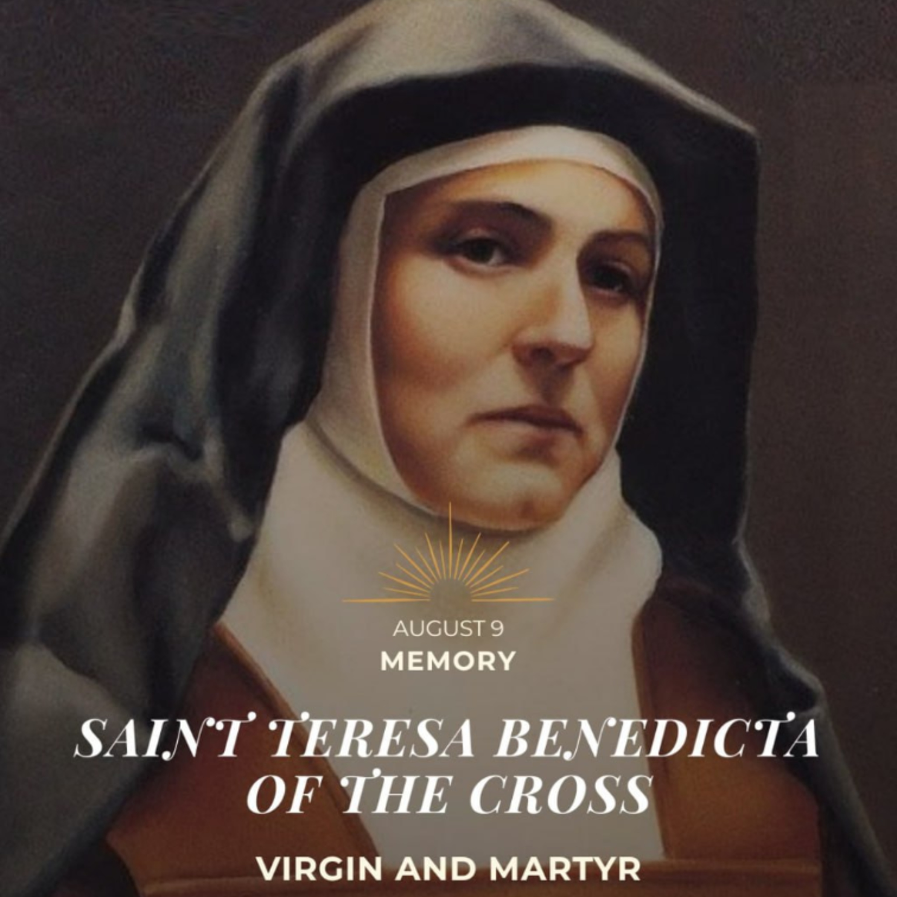 August 9, 2025 - XVIII Saturday in Ordinary Time + Memorial of St Teresa Benedicta of the Cross episode artwork