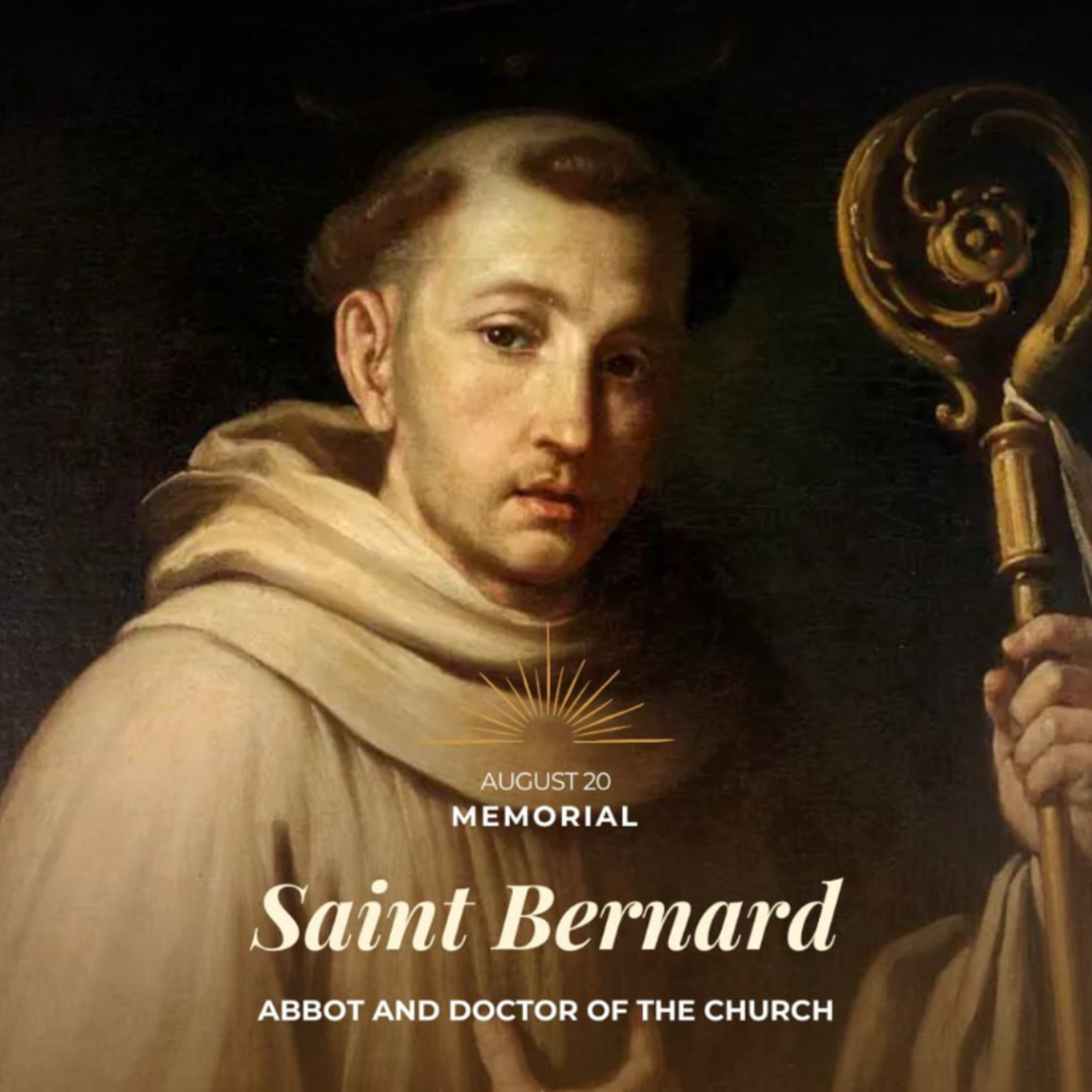 August 2025 20th - XX Wednesday ordinary time & Saint Bernard, Abbot and Doctor of the Church episode artwork