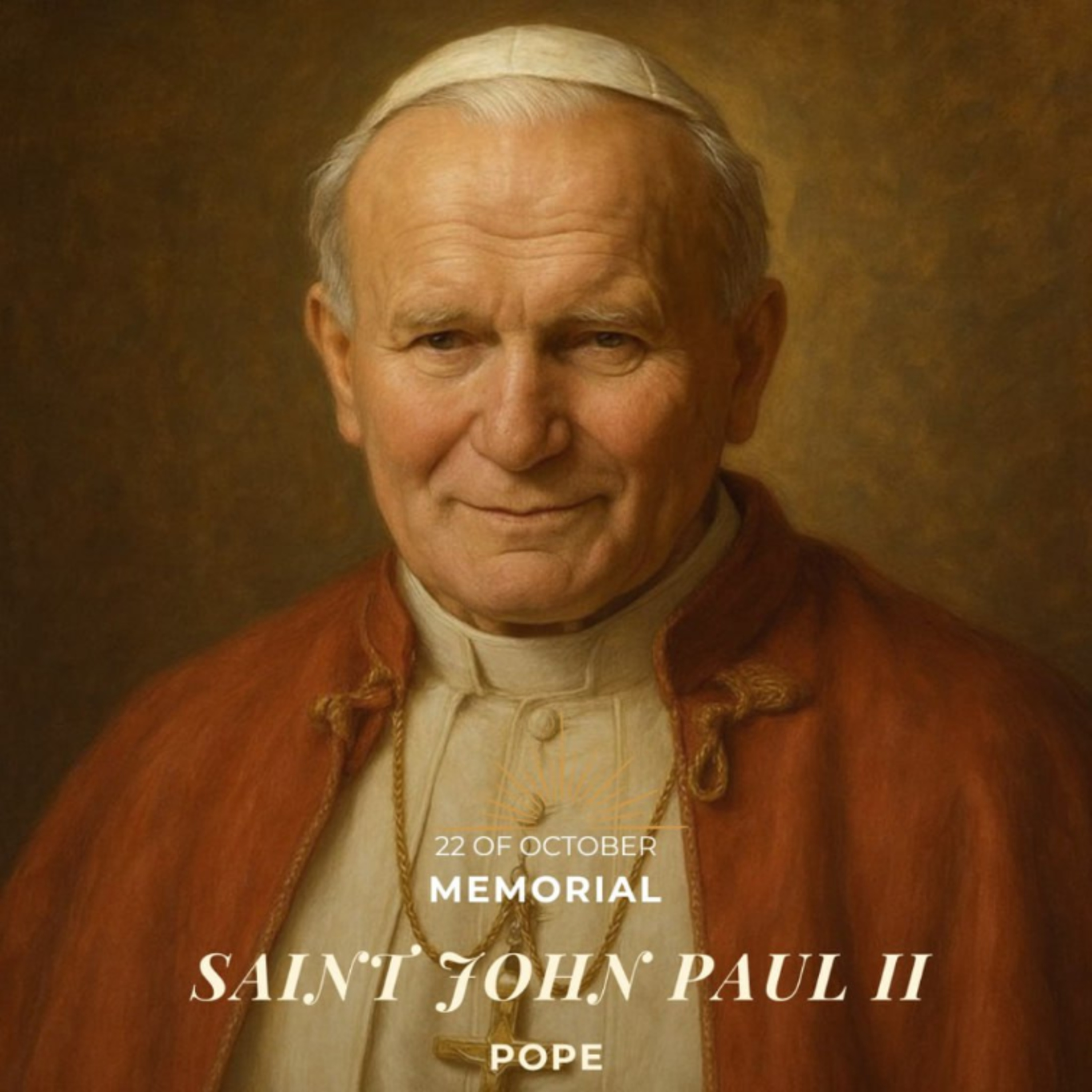 October 22nd 2025 - XXIX Wednesday in Ordinary Time  & Memorial of Saint John Paul II episode artwork