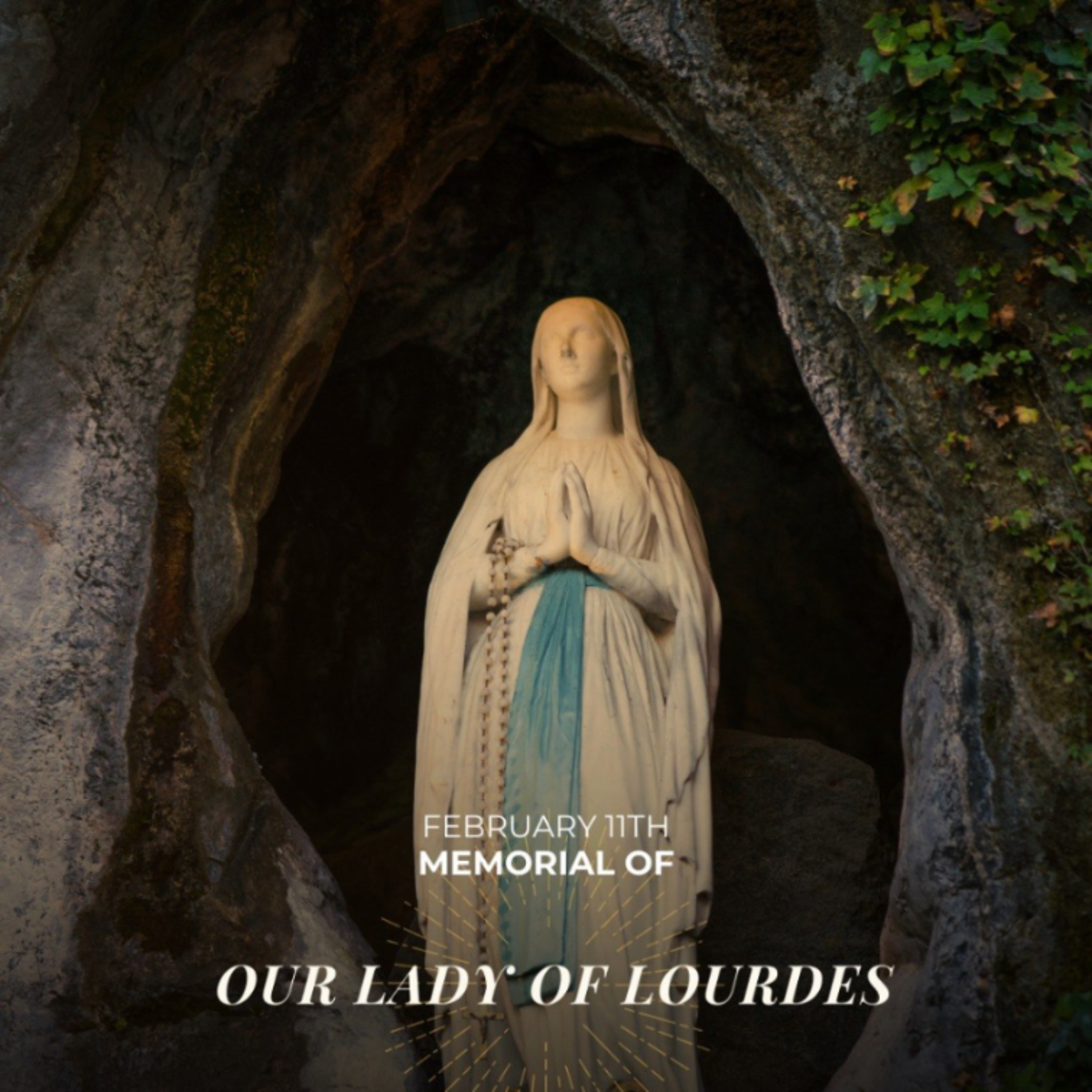 February 11th 2026 - V Wednesday in Ordinary Time & Our Lady of Lourdes episode artwork