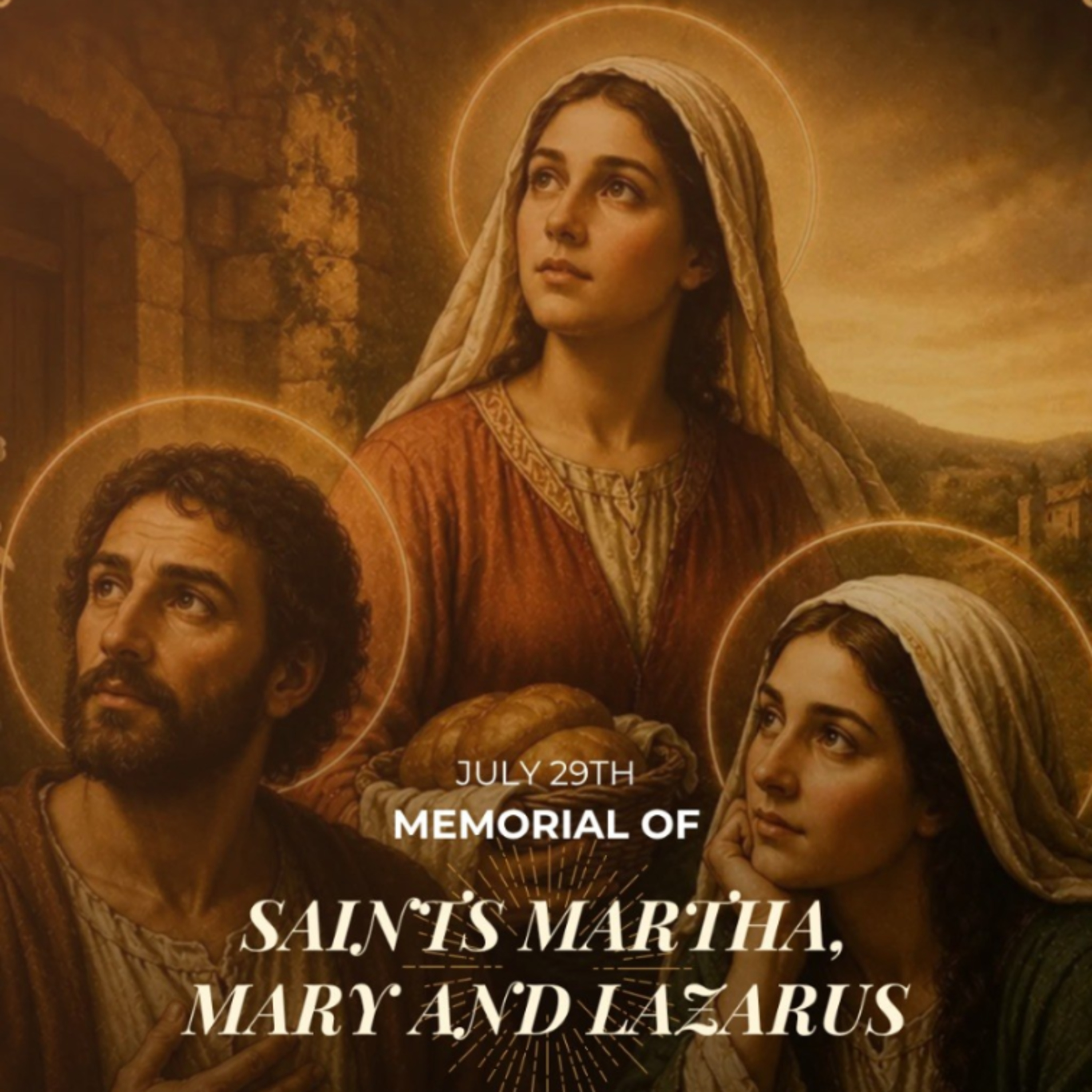 July 29th 2026 - Memorial of Saints Martha, Mary and Lazarus episode artwork