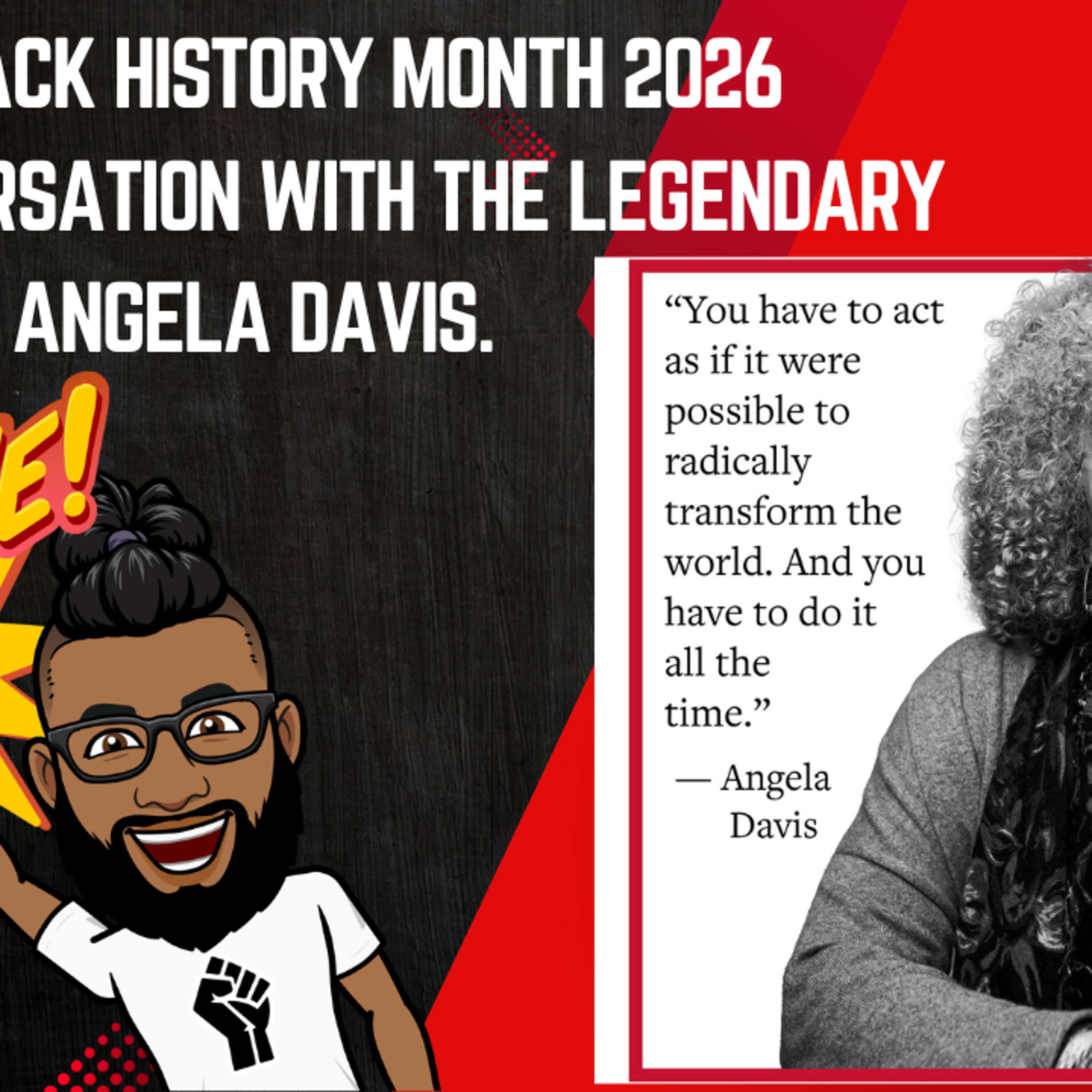 Season 12 Episode 6: A Conversation With the Legendary Angela Davis. episode artwork