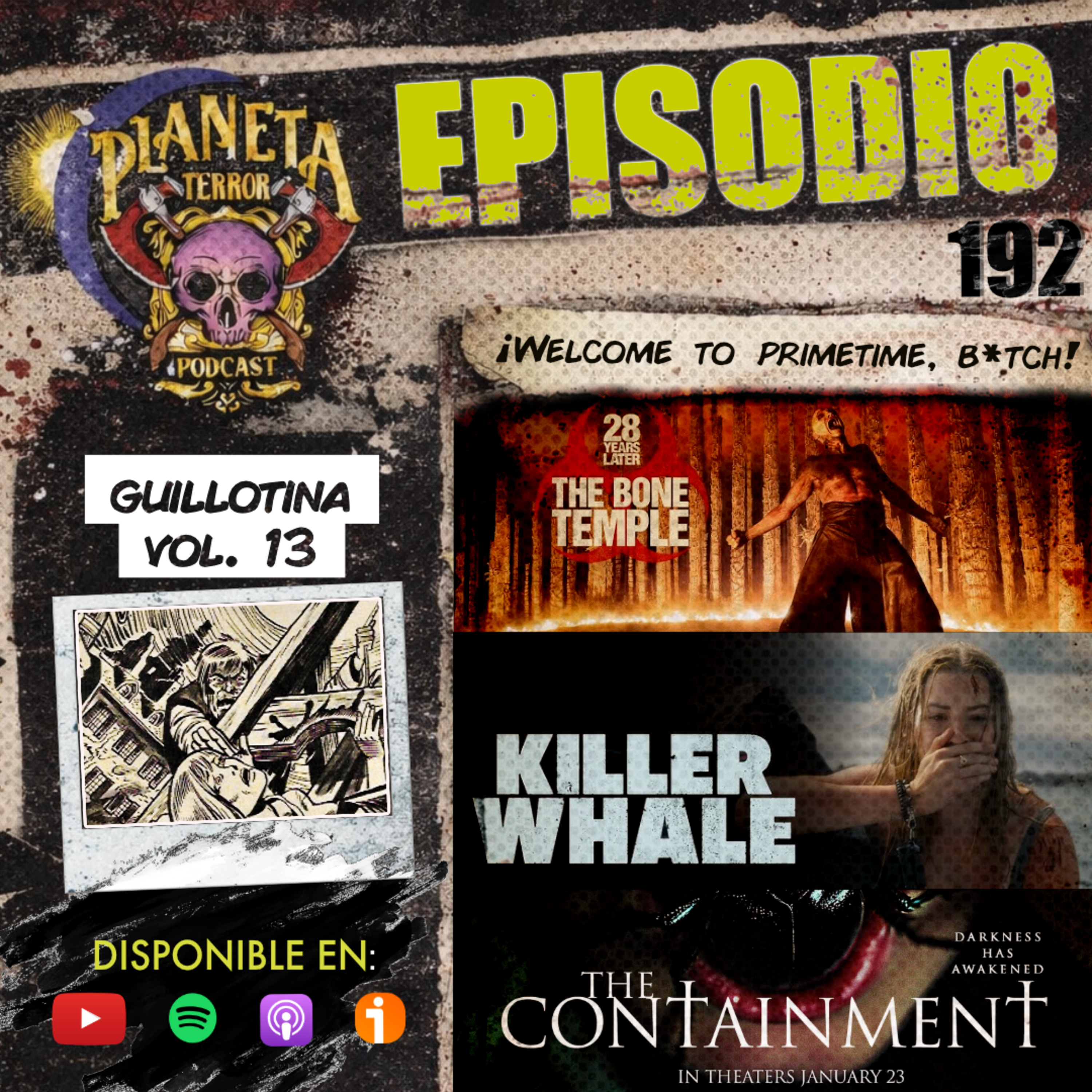 Exterminio: El Templo de Huesos, Killer Whale y La Poseída - Guillotina Vol. 13  episode artwork