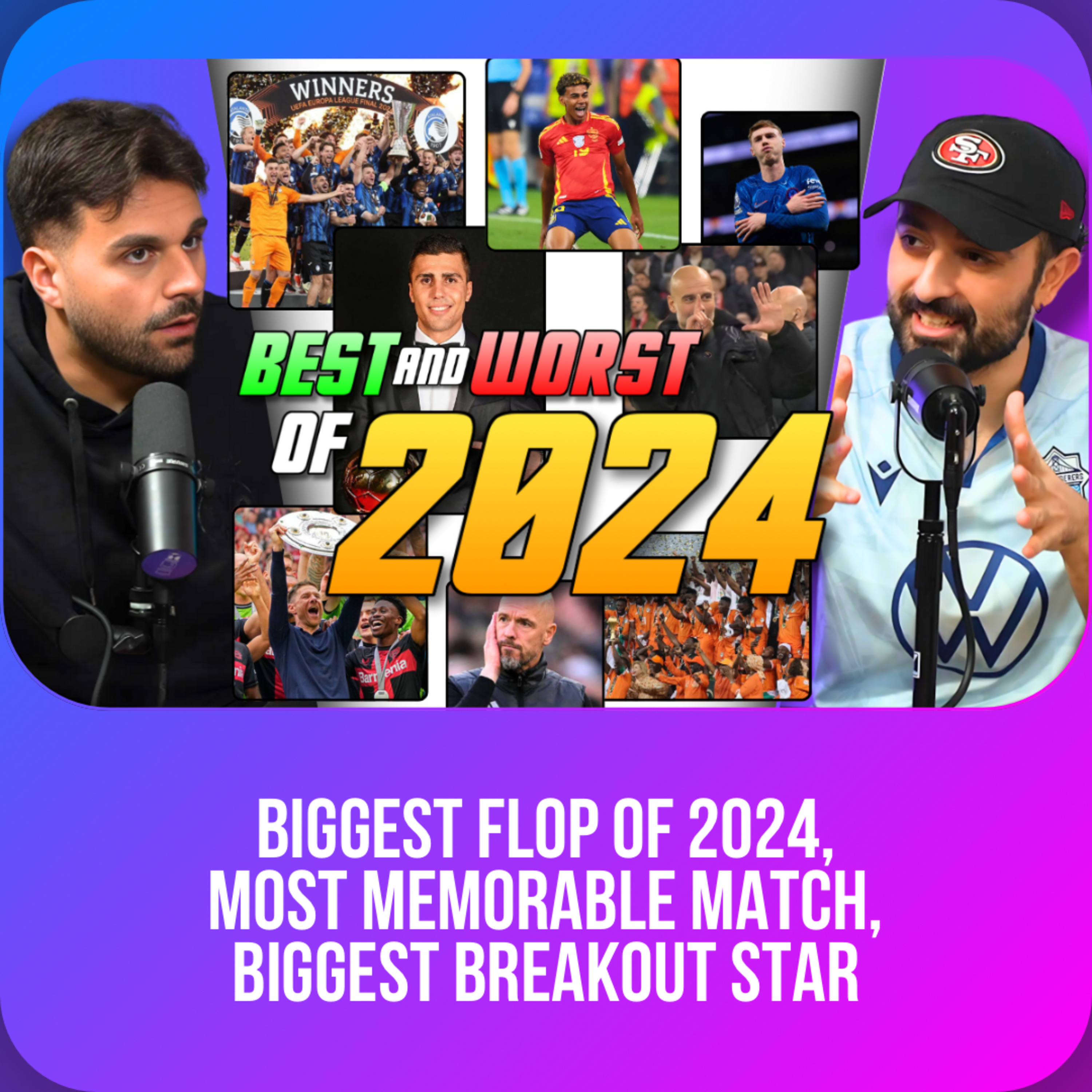 The BEST & WORST Football Moments of 2024 episode artwork