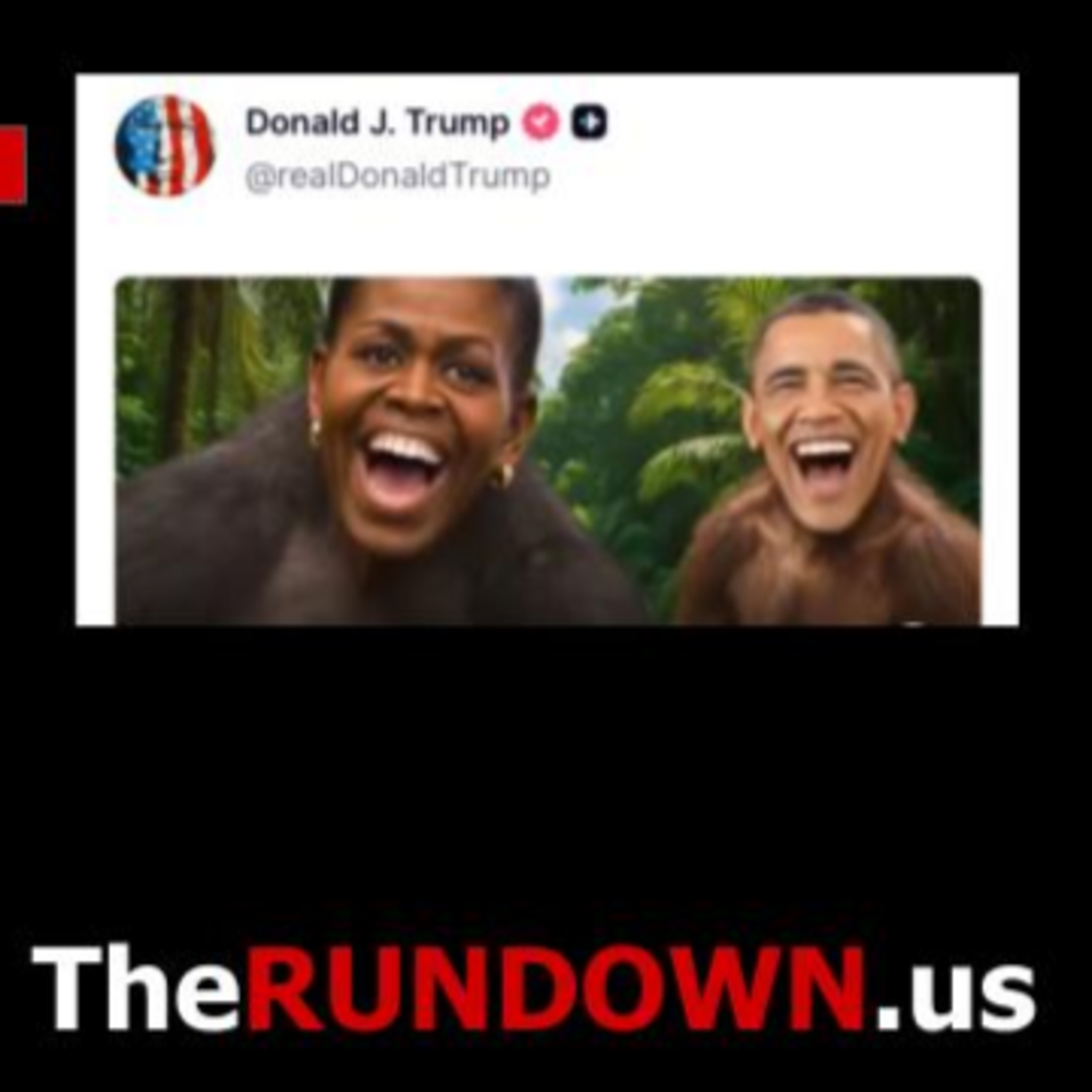 #1059 - Trump Under Fire for 'Racist' Truth Social Post episode artwork