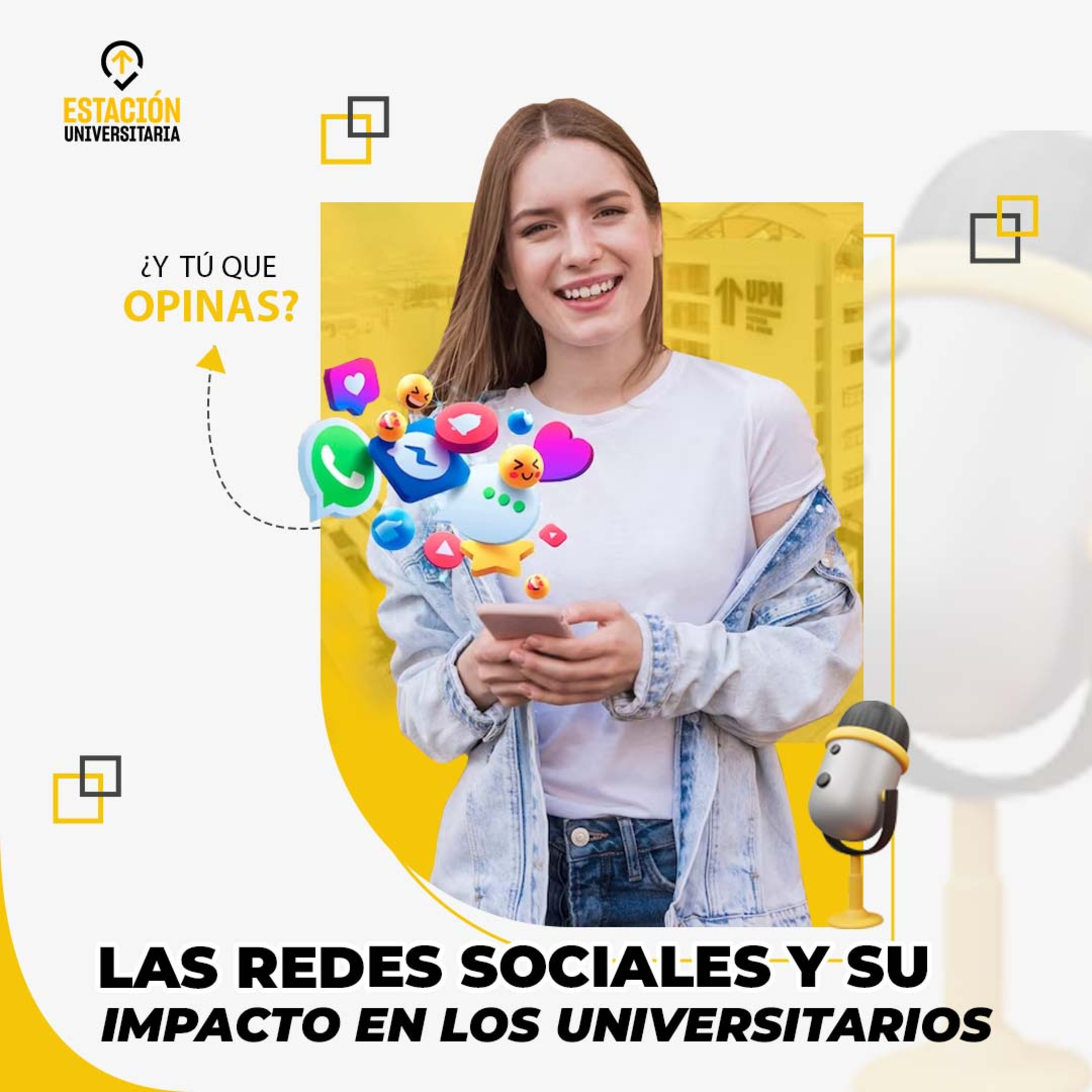 Las redes sociales y su impactoen los universitarios - Estación Universitaria - RADIO UPN episode artwork