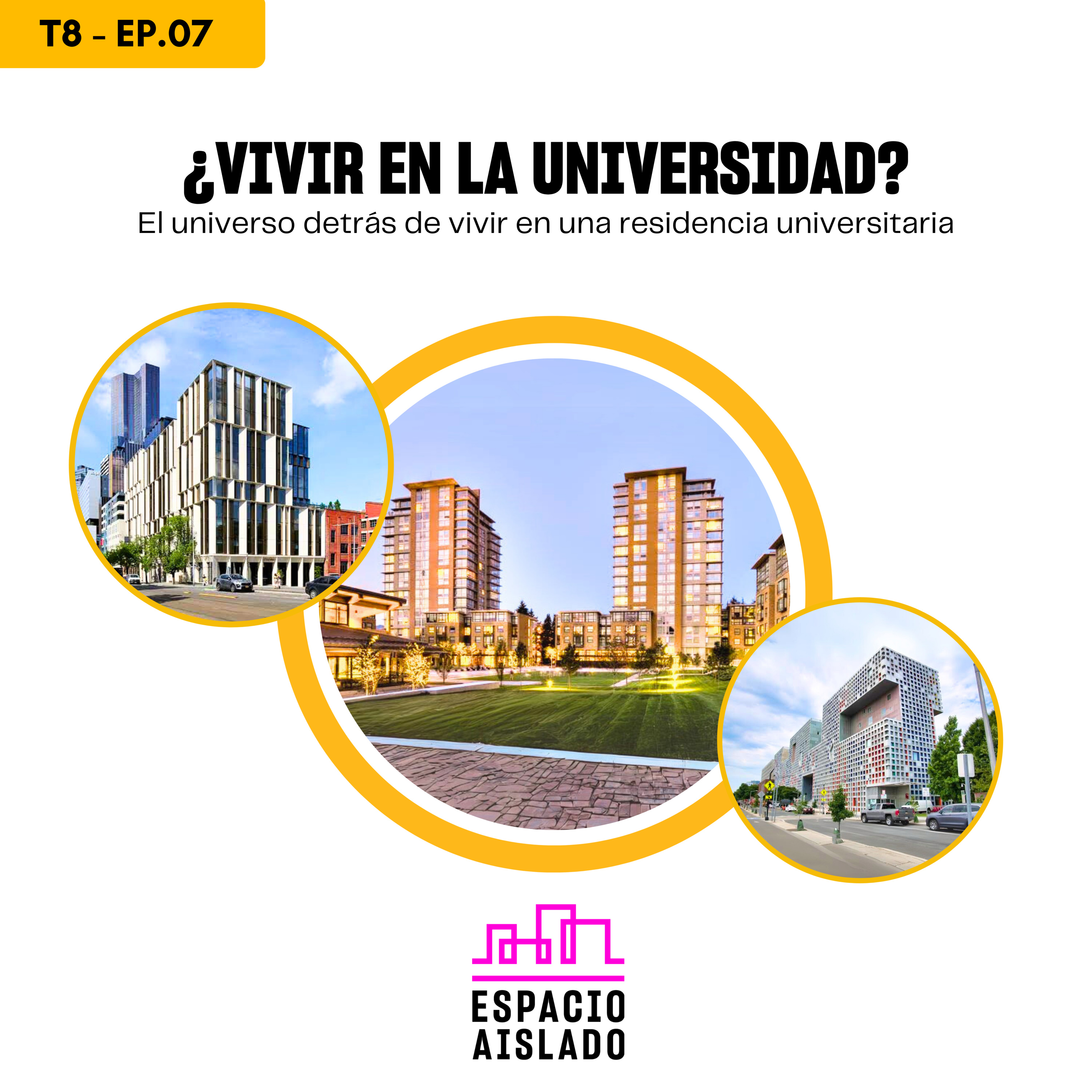 ¿Vivir en la universidad?: El universo detrás de vivir en una residencia universitaria - Espacio Aislado - RADIO UPN episode artwork