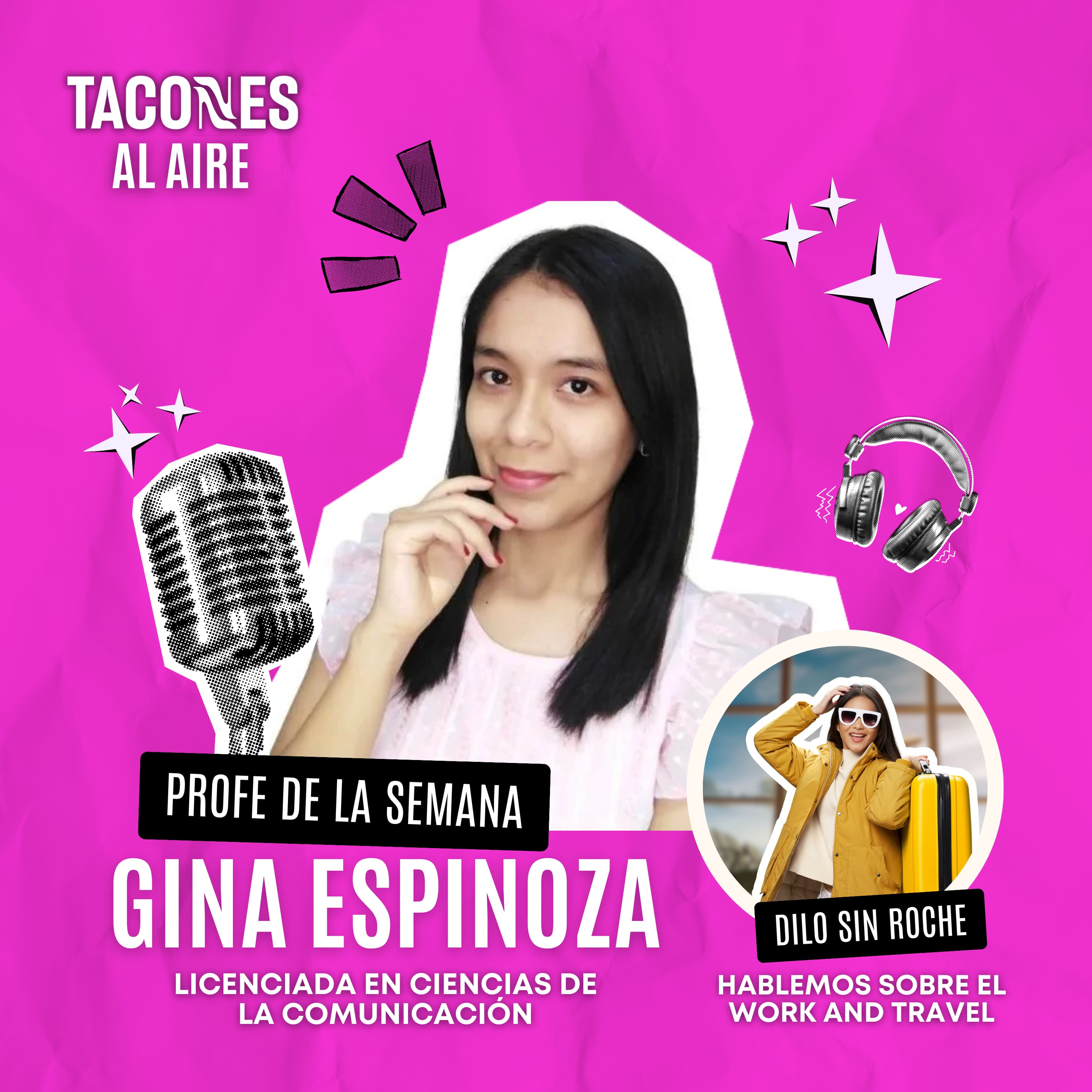 ¡Hablemos sobre el work and travel! - El profe de la semana - TACONES AL AIRE - Radio UPN episode artwork