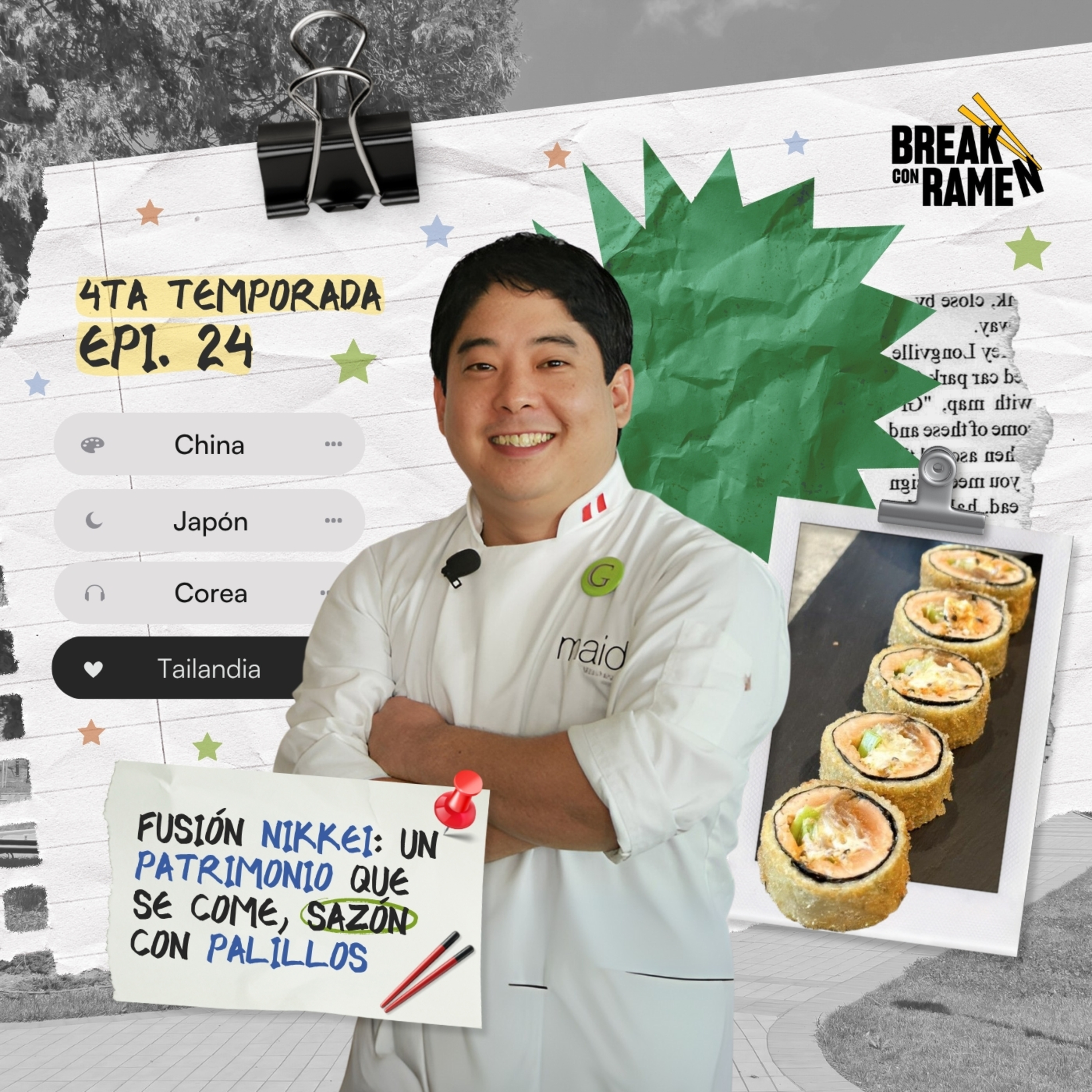 Fusión Nikkei: Un patrimonio que se come, sazón con palillos - BREAK CON RAMEN - RADIO UPN episode artwork