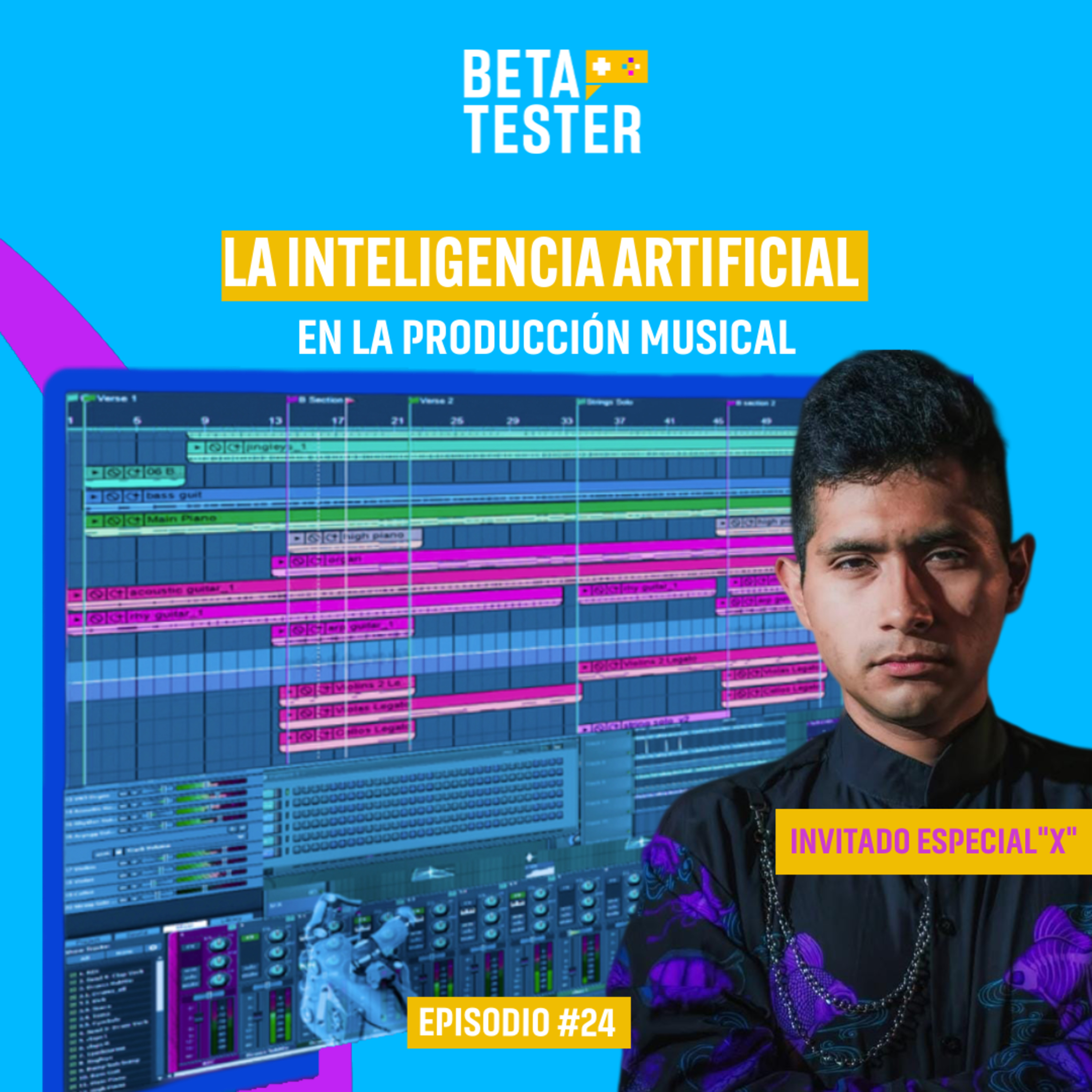 La INTELIGENCIA ARTIFICIAL en la PRODUCCIÓN MUSICAL (X, invitado especial) - Beta Tester - Radio UPN episode artwork