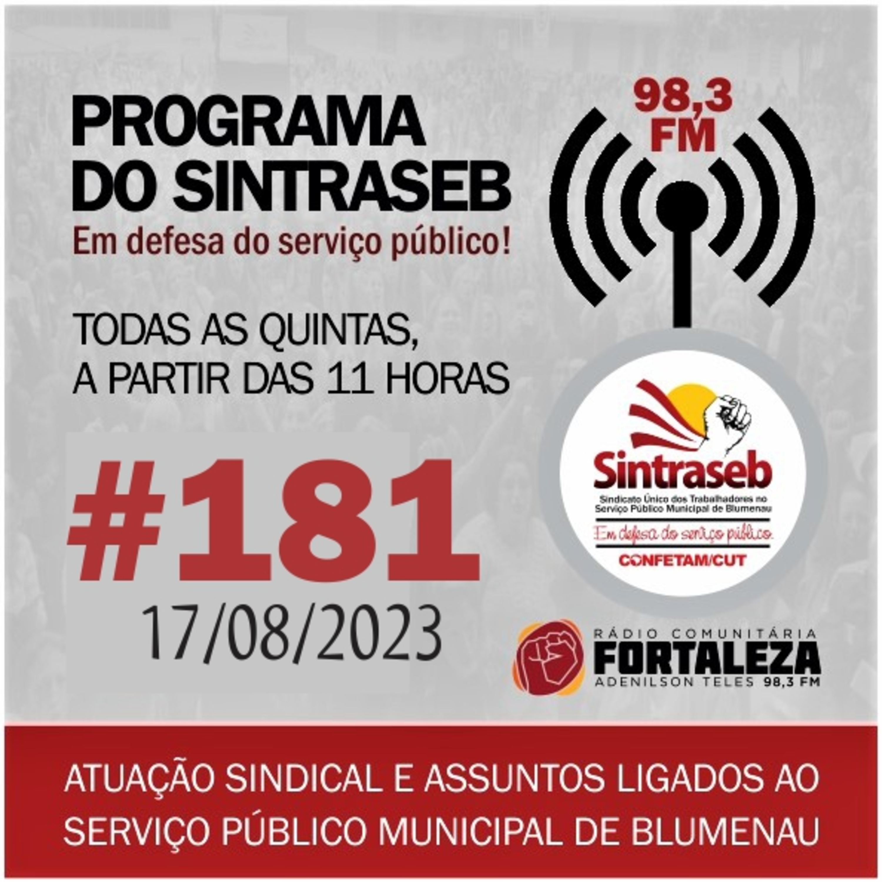 PROGRAMA DO SINTRASEB 17/08/2023 #181 episode artwork