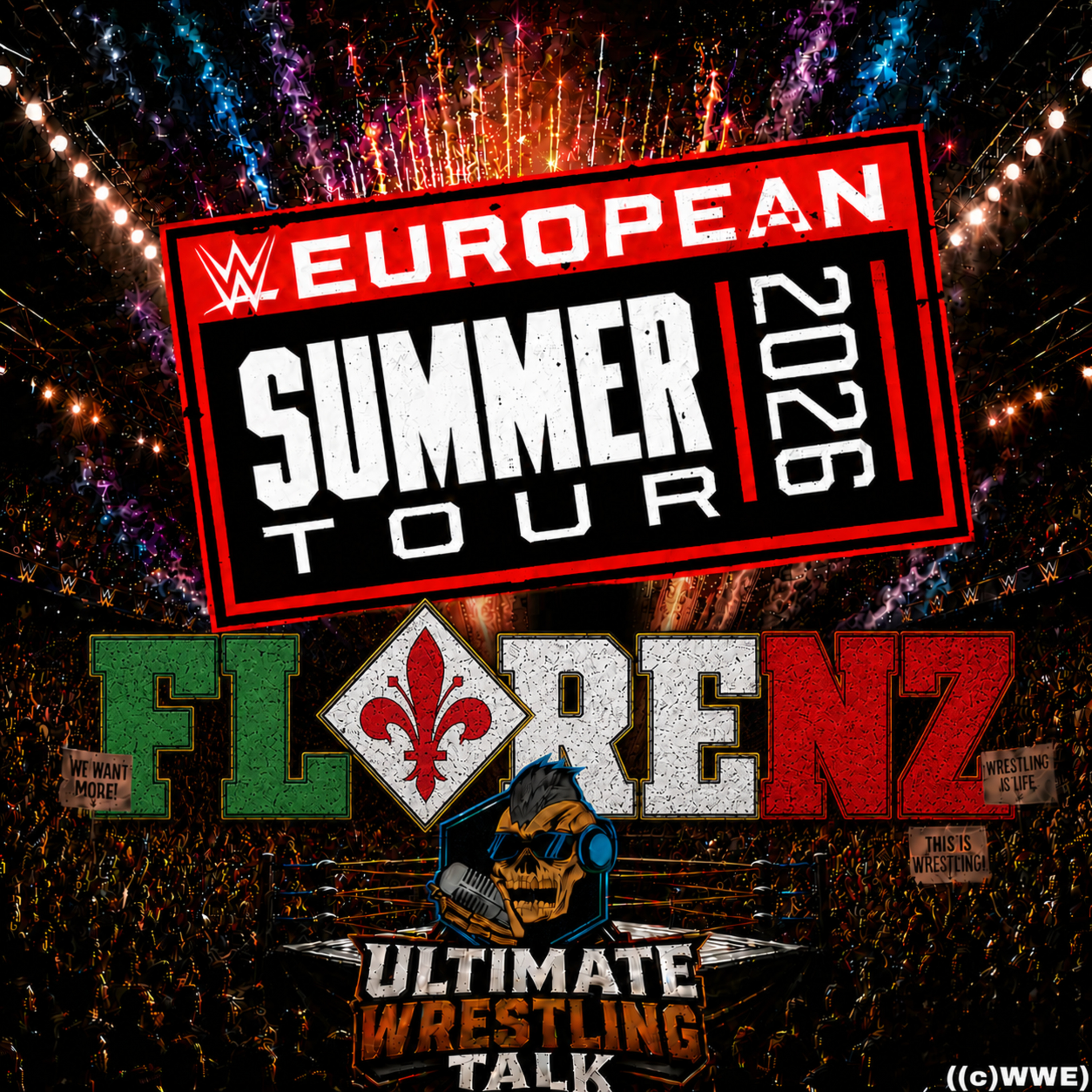 „WWE European Summer Tour 2026 - Florenz“ vom 07.06.2026 - Folge 1282 vom 08.06.2026.(S06F40) episode artwork