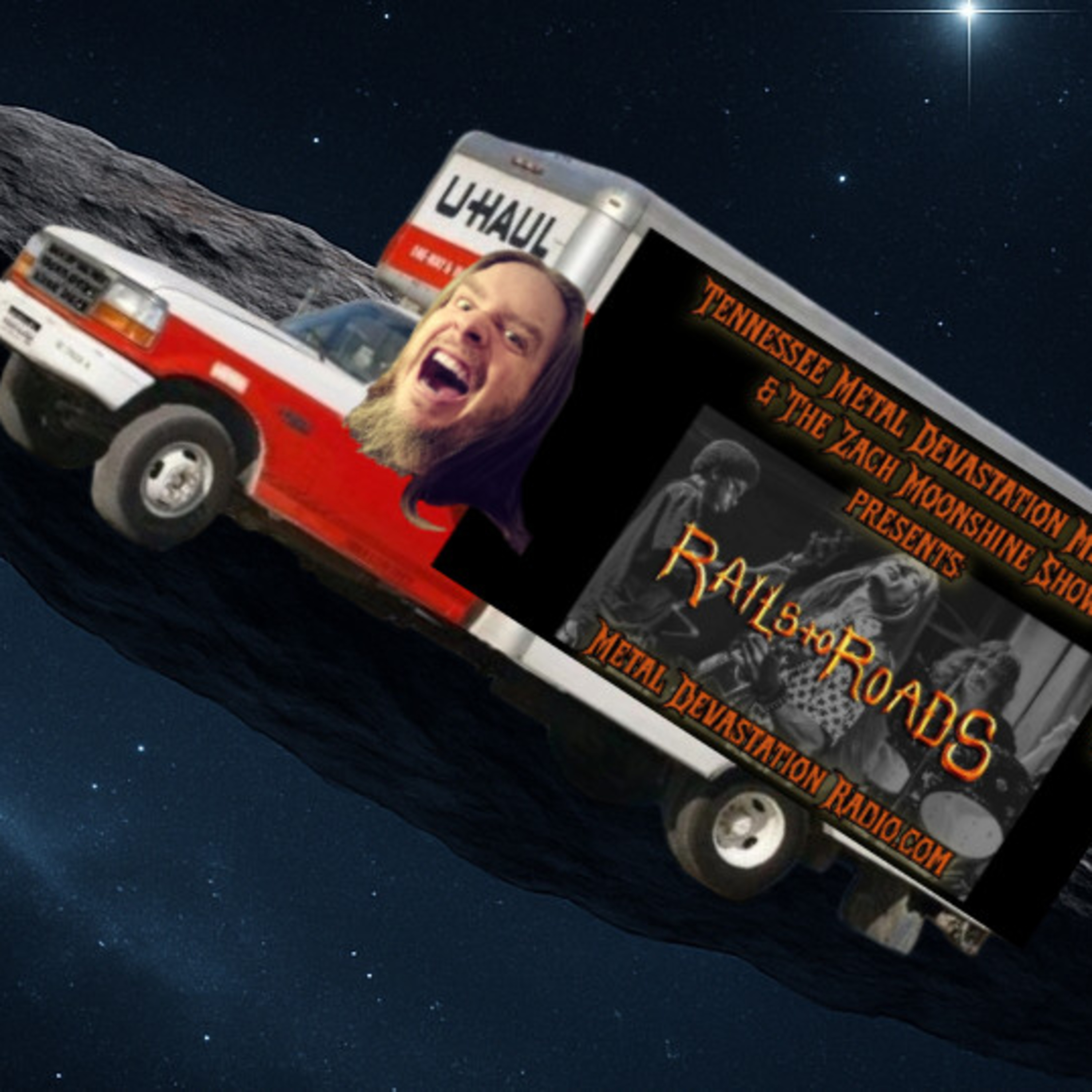 Burnin’ Down the Rails – Brandon Barker (Rails To Roads) LIVE on The Zach Moonshine Show! | Metal Devastation Radio episode artwork
