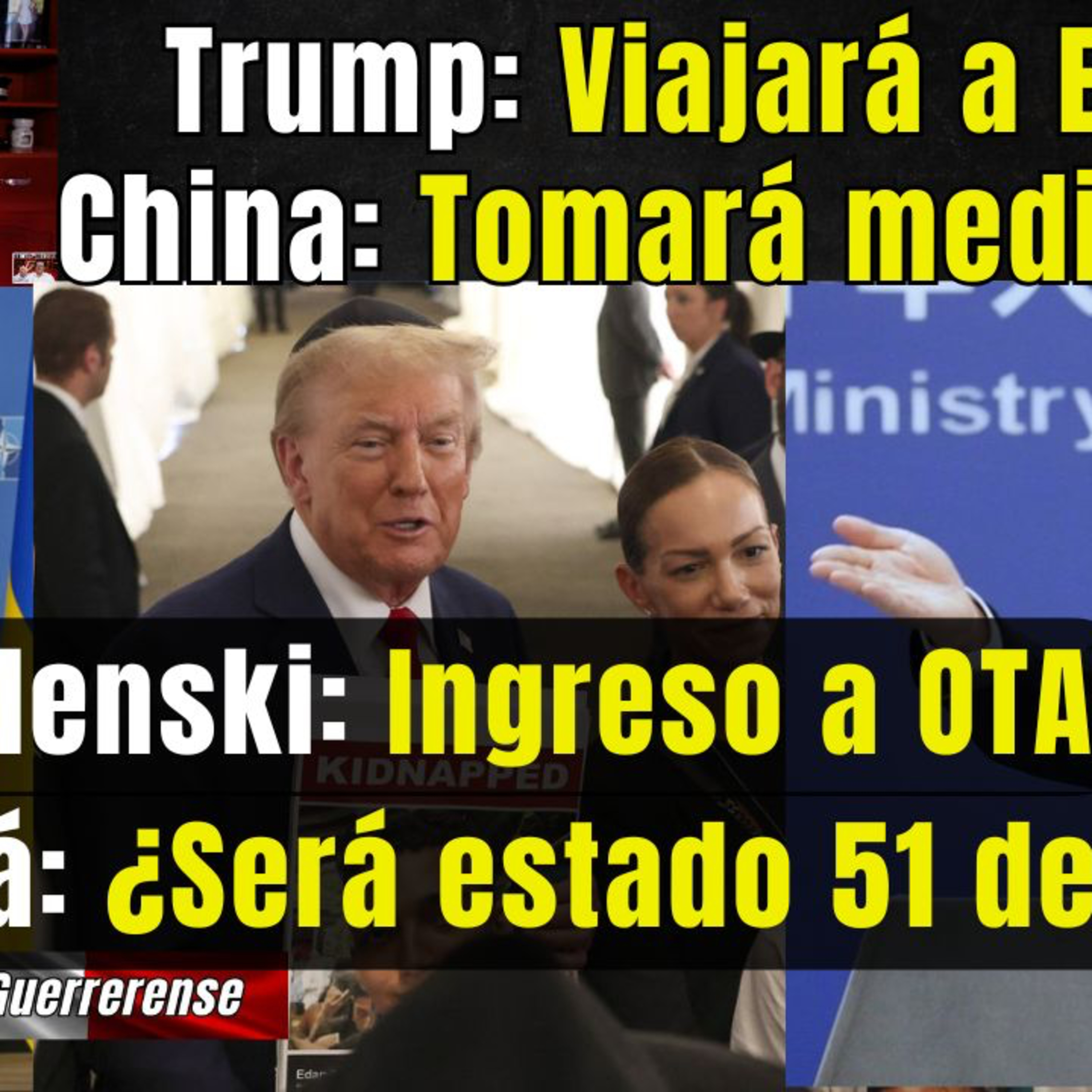 Gigante asiático toma medidas; Trump y Oriente Medio; ¿Canadá será el estado 51 de EEUU?; Zelenski quiere estar en la OTAN;  episode artwork