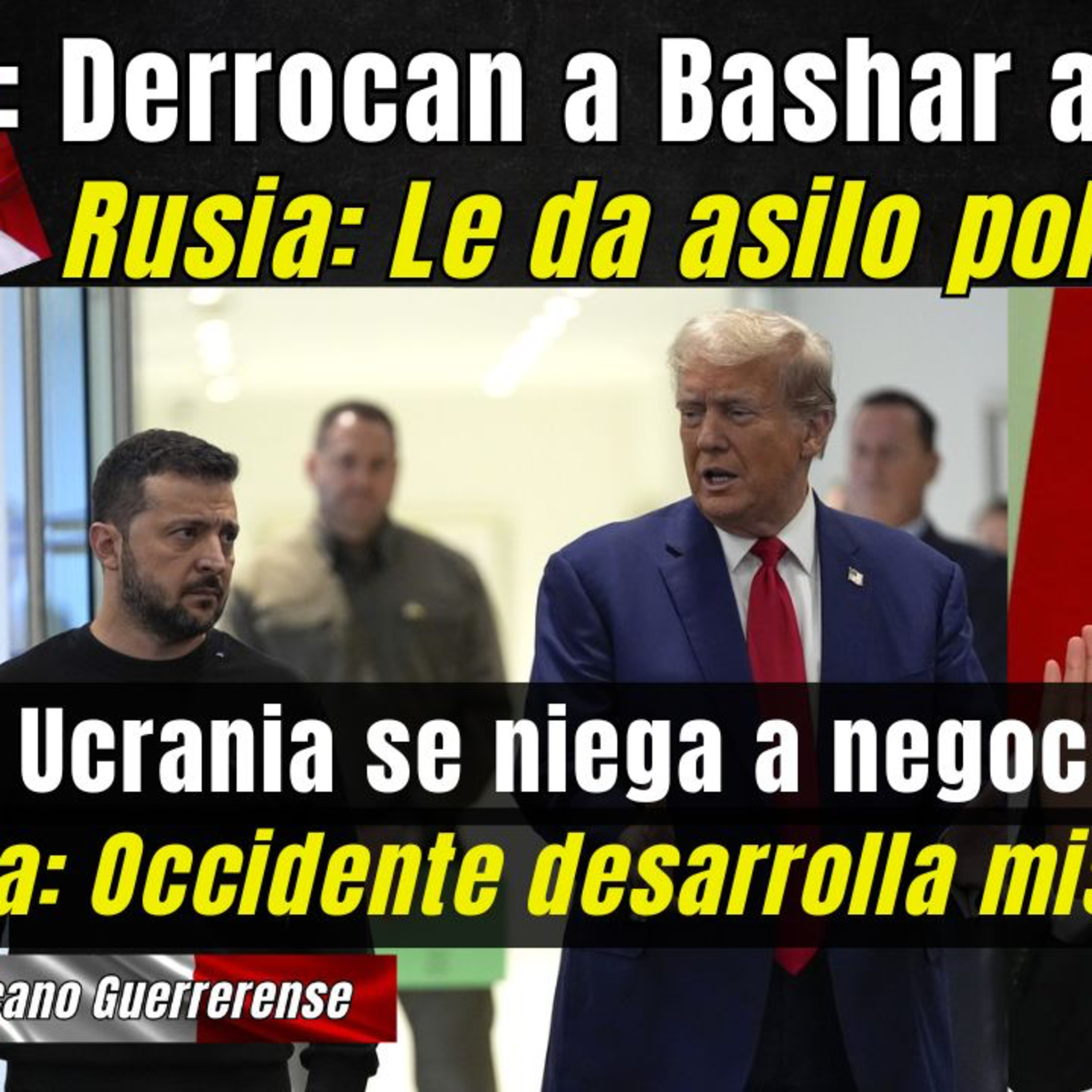 Revelan que Bashar al Assad tras ser derrocado llegó a Moscú con miembros de su familia... episode artwork