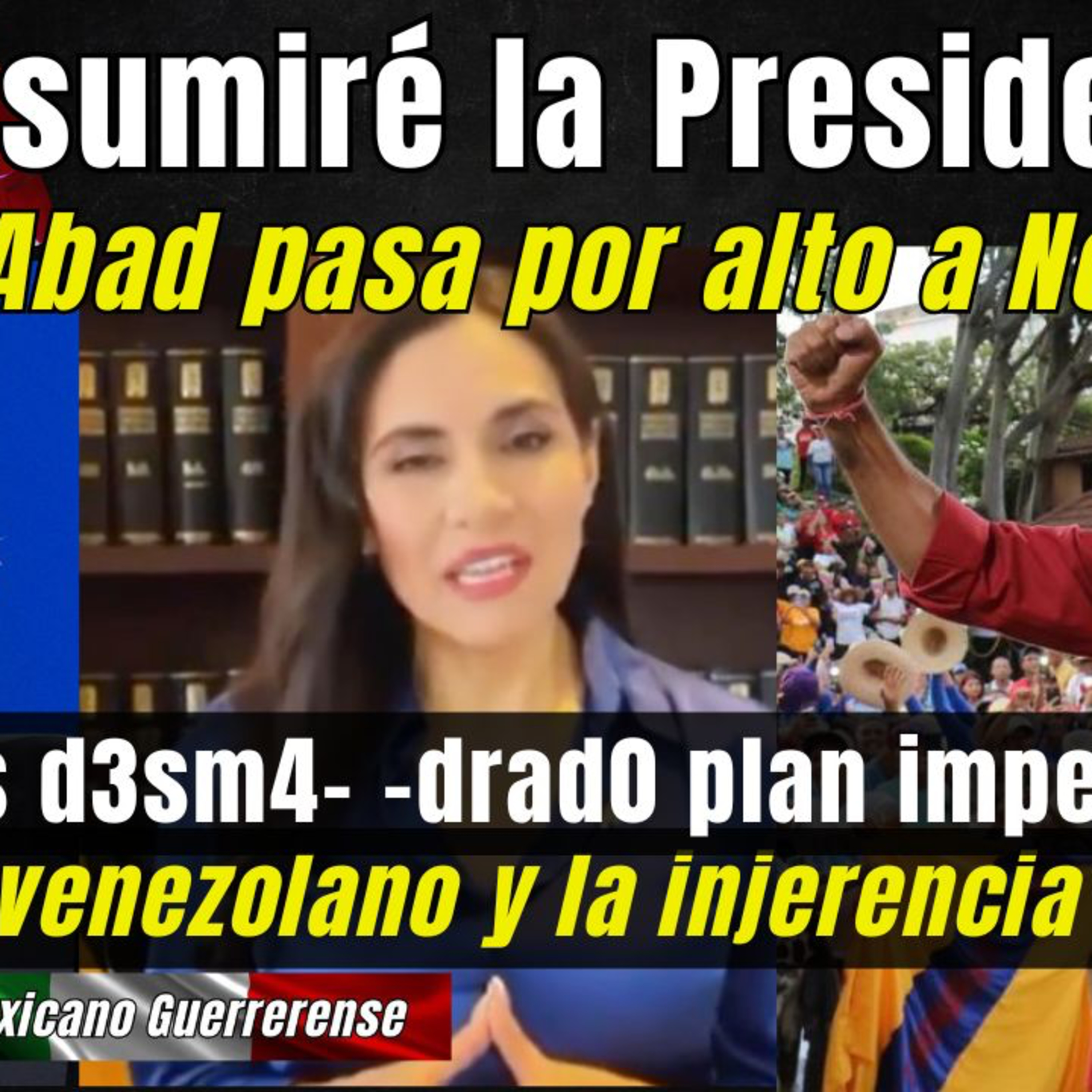 Enfrenta a Noboa y Verónica Abad asegura: "Asumiré la Presidencia constitucional de la República del Ecuador episode artwork