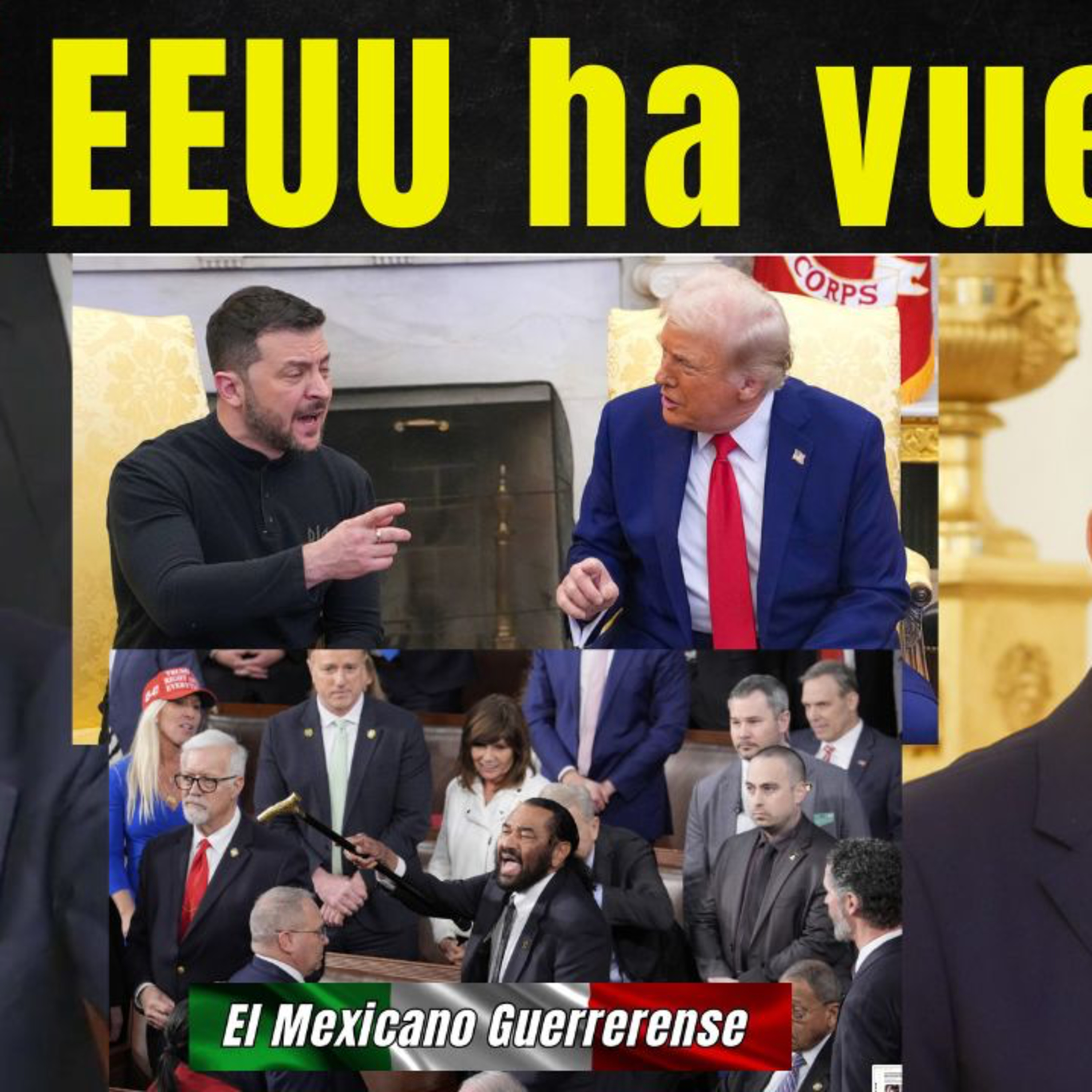 Desde la Casa Blanca dejan muy en claro la postura: "Zelenski mordió la mano que le da de comer"... episode artwork
