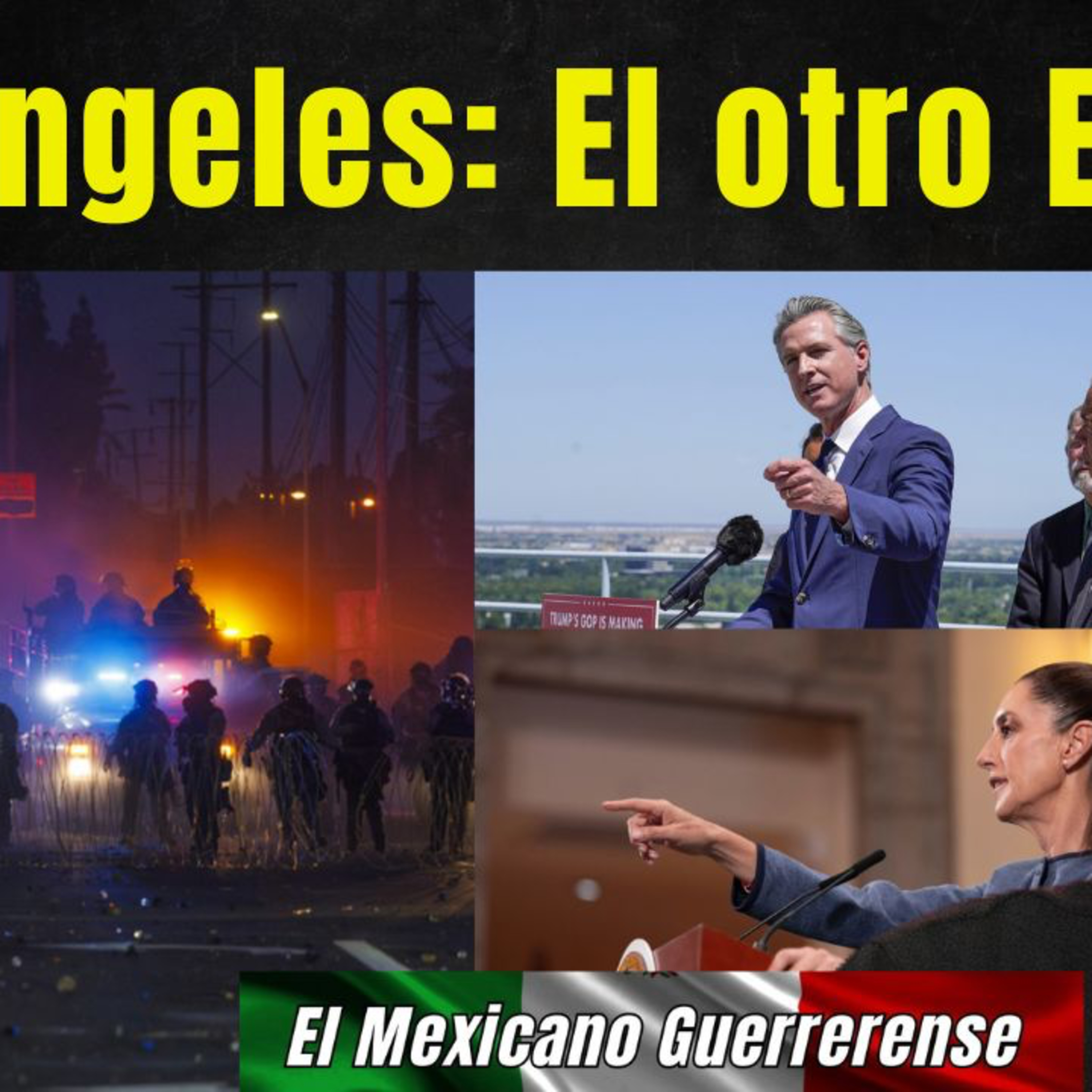 La Secretaria de Seguridad Nacional de EEUU acusó a la presidenta de México de alentar las protestas episode artwork