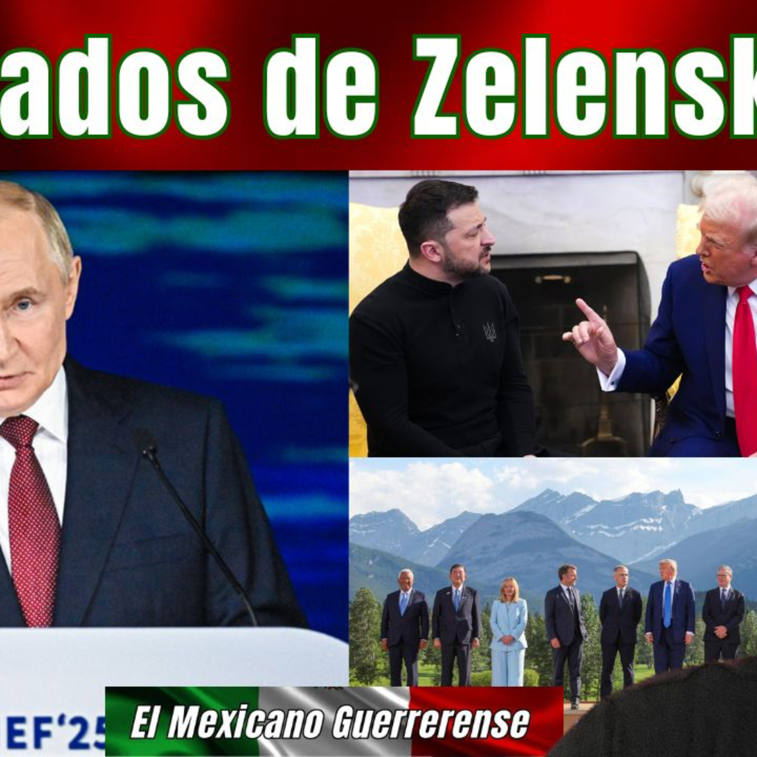 Buscan líderes europeos por todos los medios un lugar para Zelenski en la mesa de las dos superpotencias EEUU y Rusia  episode artwork